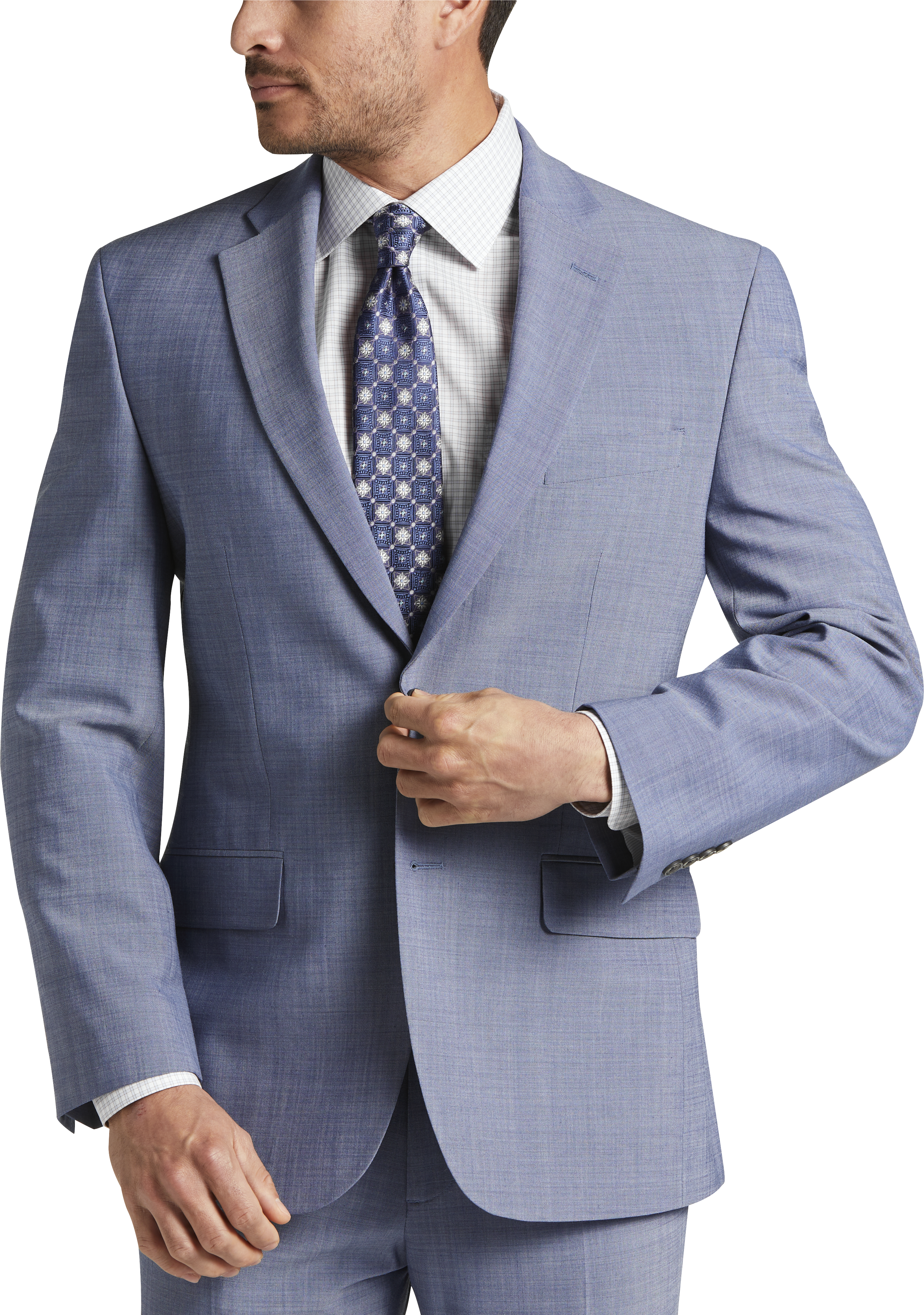 Awearness Kenneth Cole Modern Fit Suit, Light Blue - Men's Sale | Men's ...