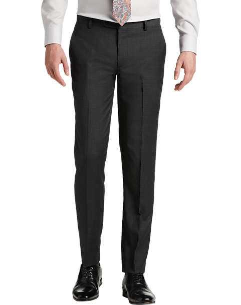 JOE Joseph Abboud Slim Fit Suit Separates Pants, Charcoal Check - Men's ...