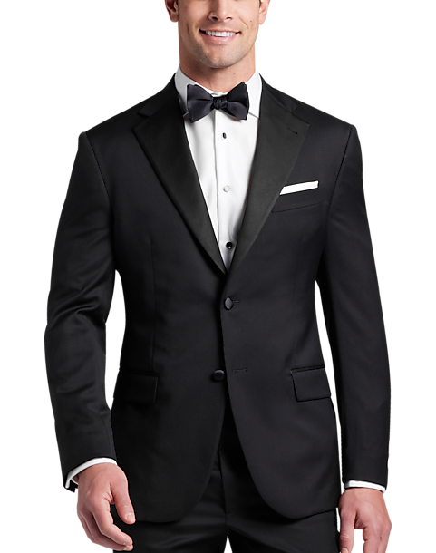 Joseph Abboud Black Label Modern Fit Suit Separates Tuxedo Coat, Black ...