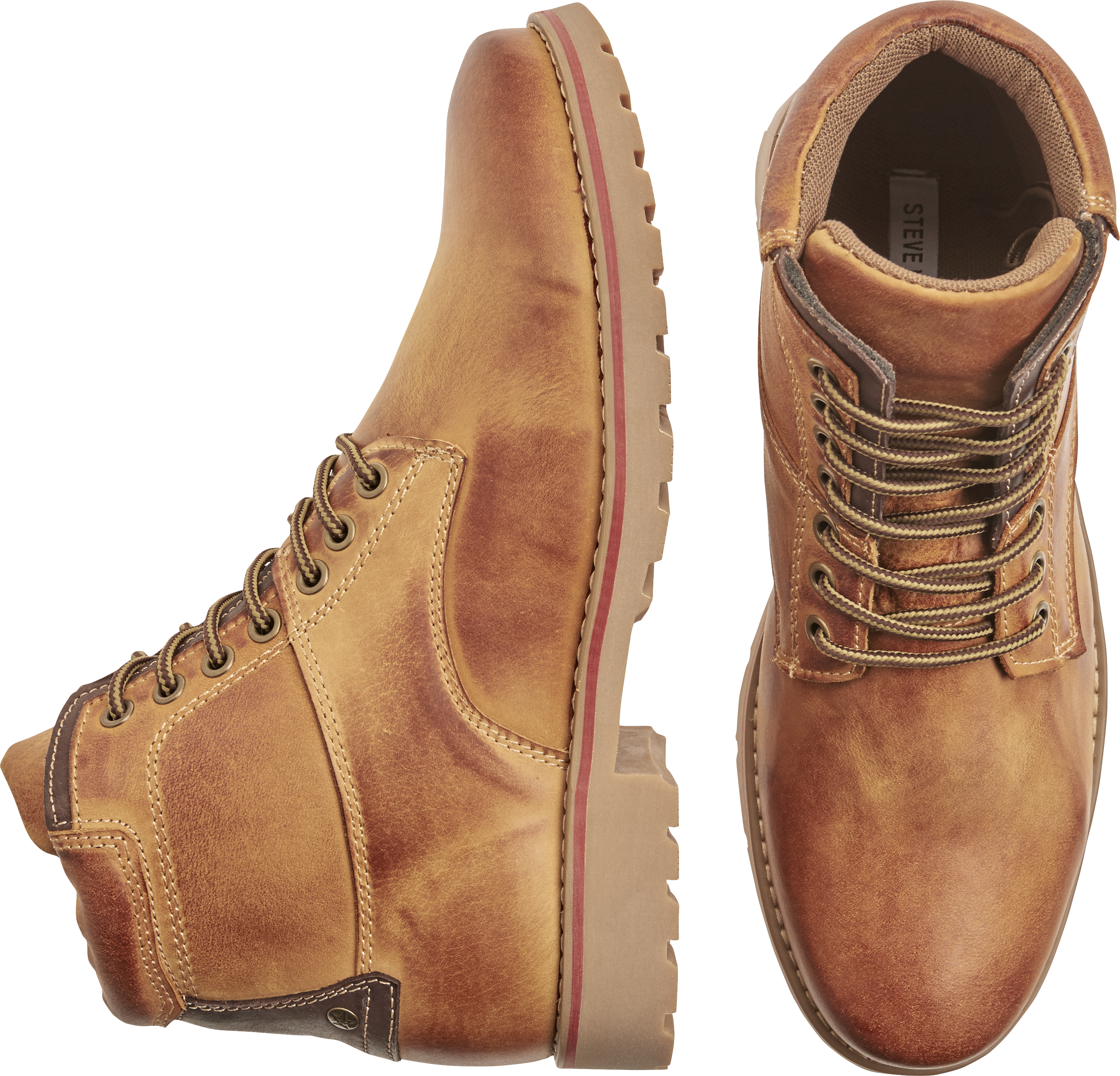 Steve Madden Cedar Tan Ankle Boots - Men's Brands | Men's Wearhouse