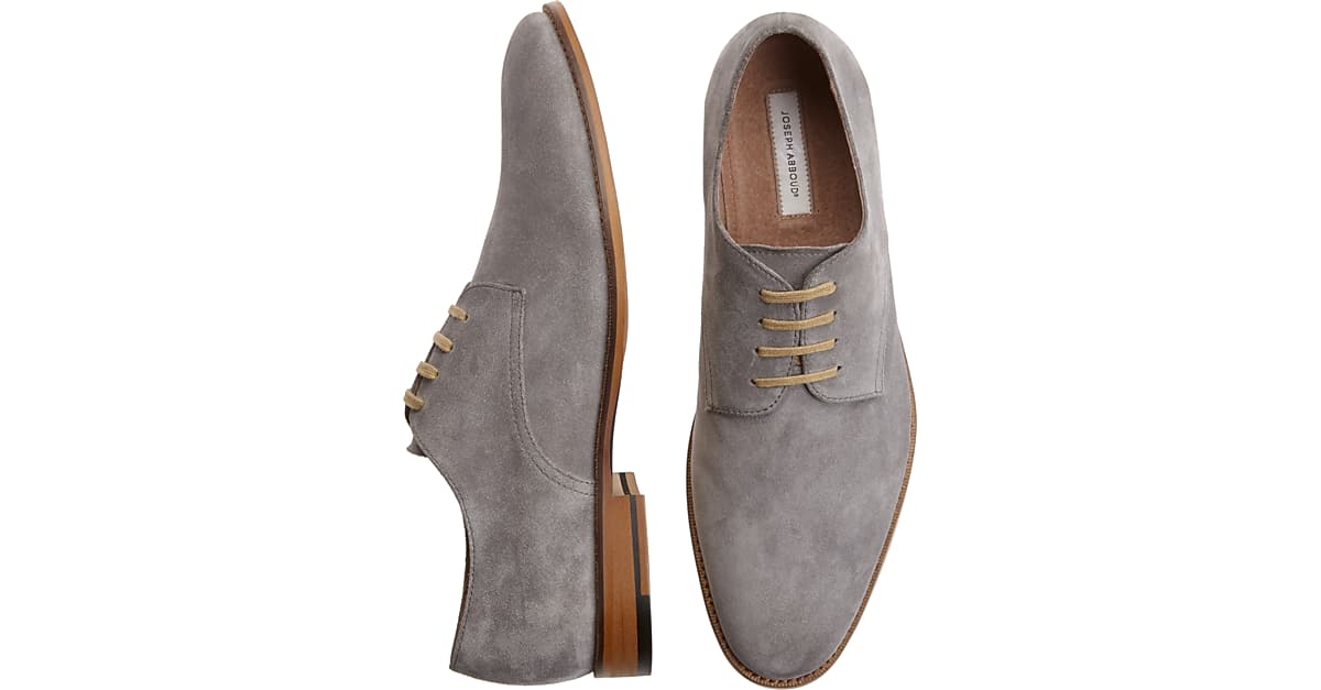 Joseph Abboud Hayes Gray Suede Oxford Shoes Men's Sale Men's Wearhouse