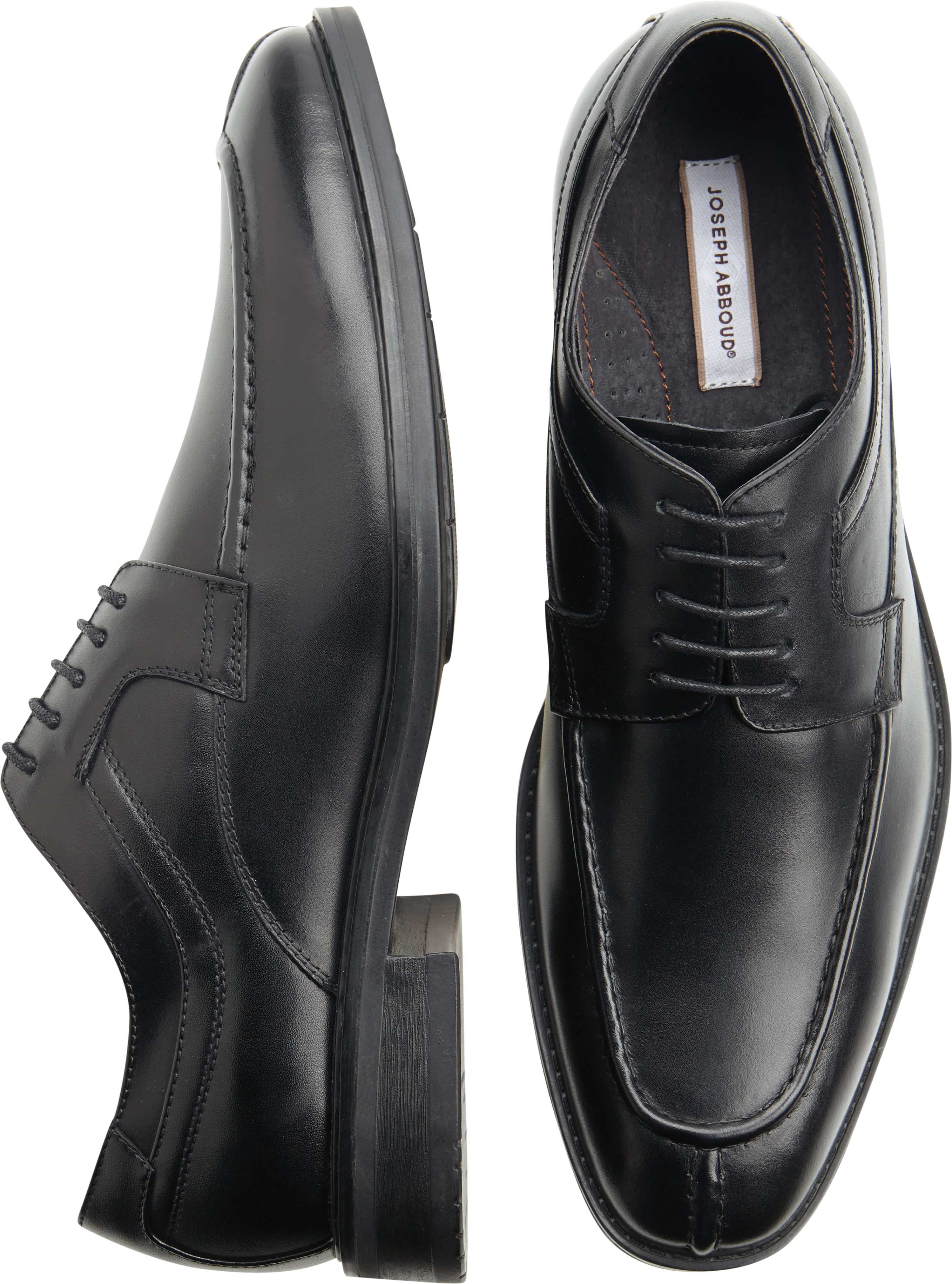 joseph abboud black wingtip lace up shoes