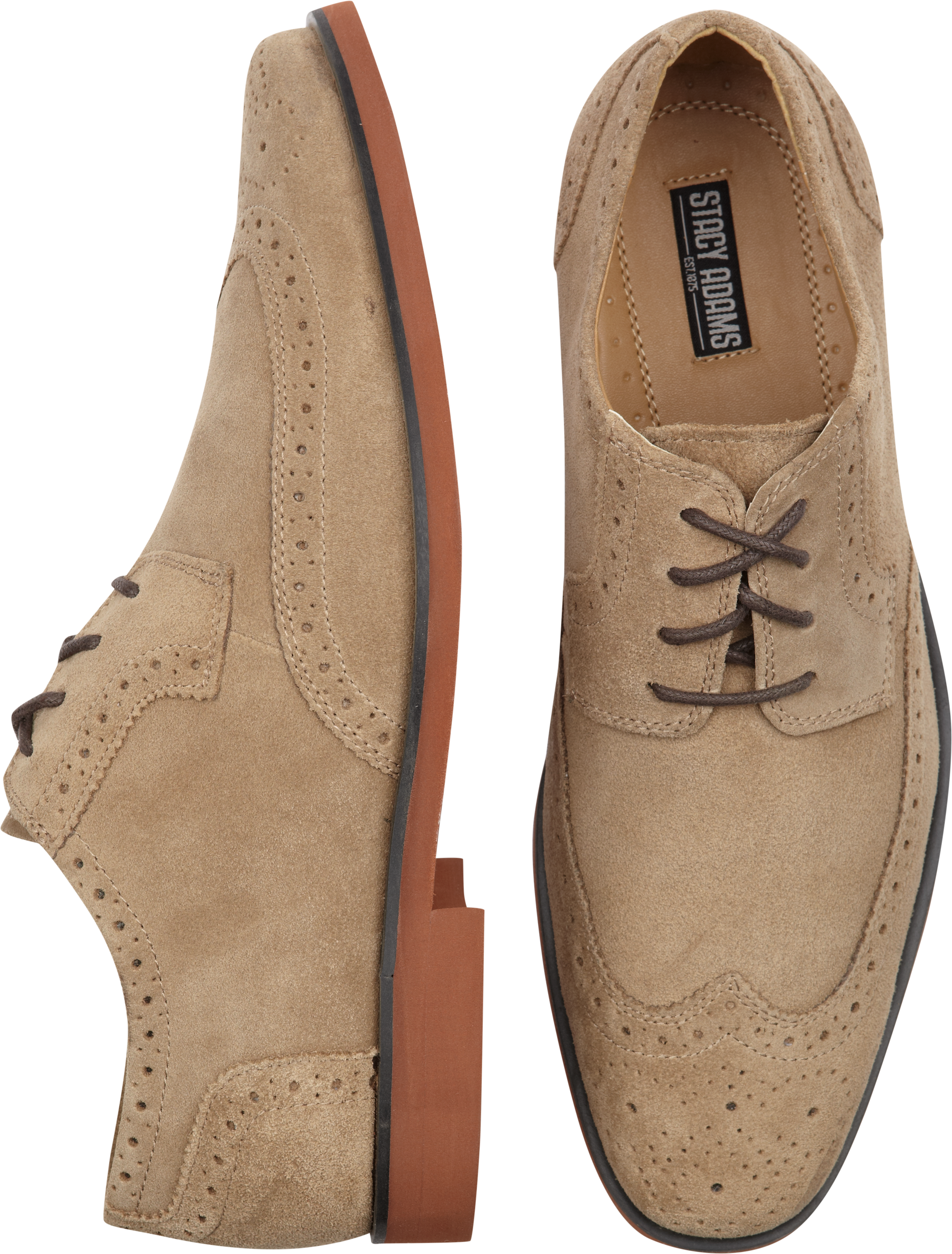 stacy adams men's suede shoes