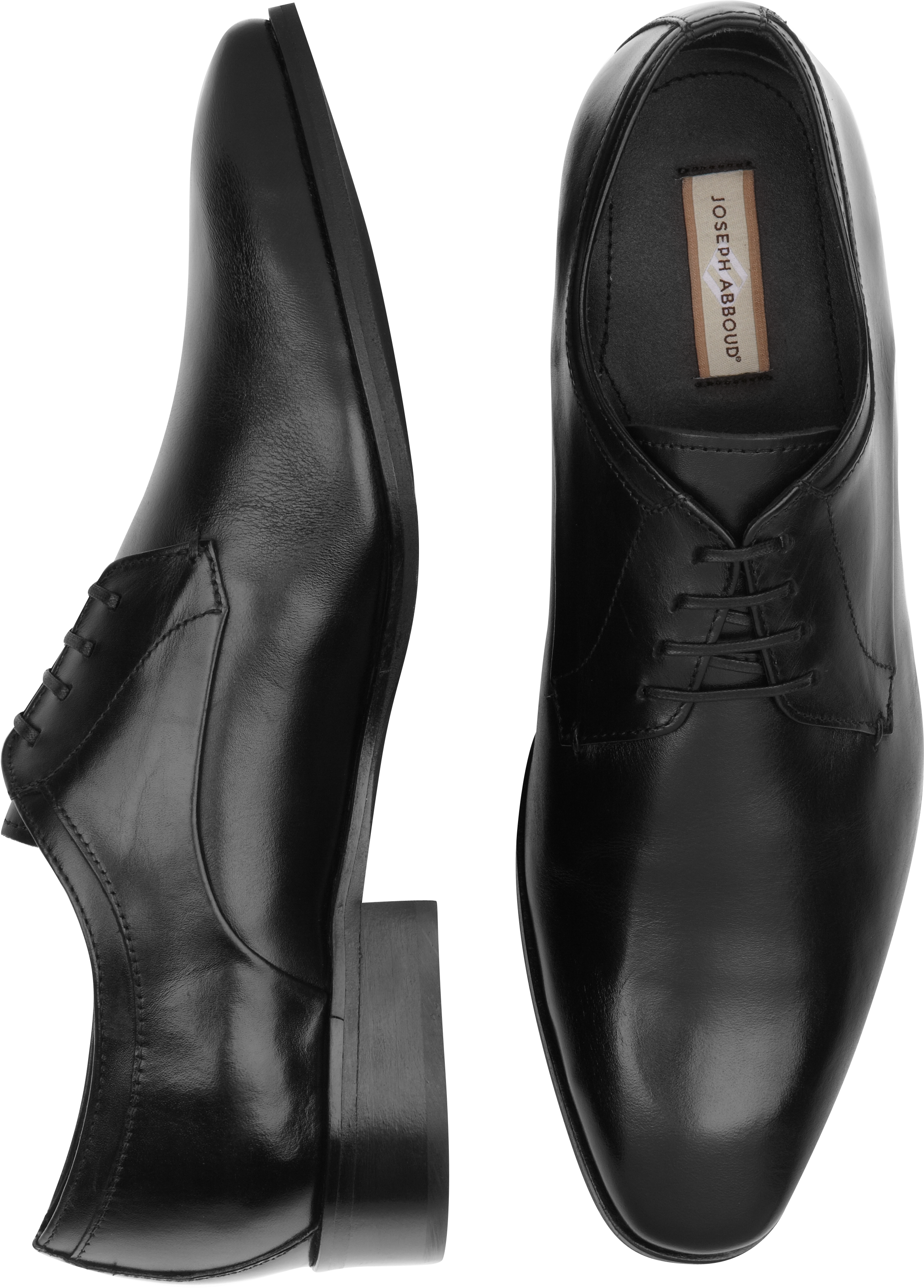 joseph abboud black wingtip lace up shoes