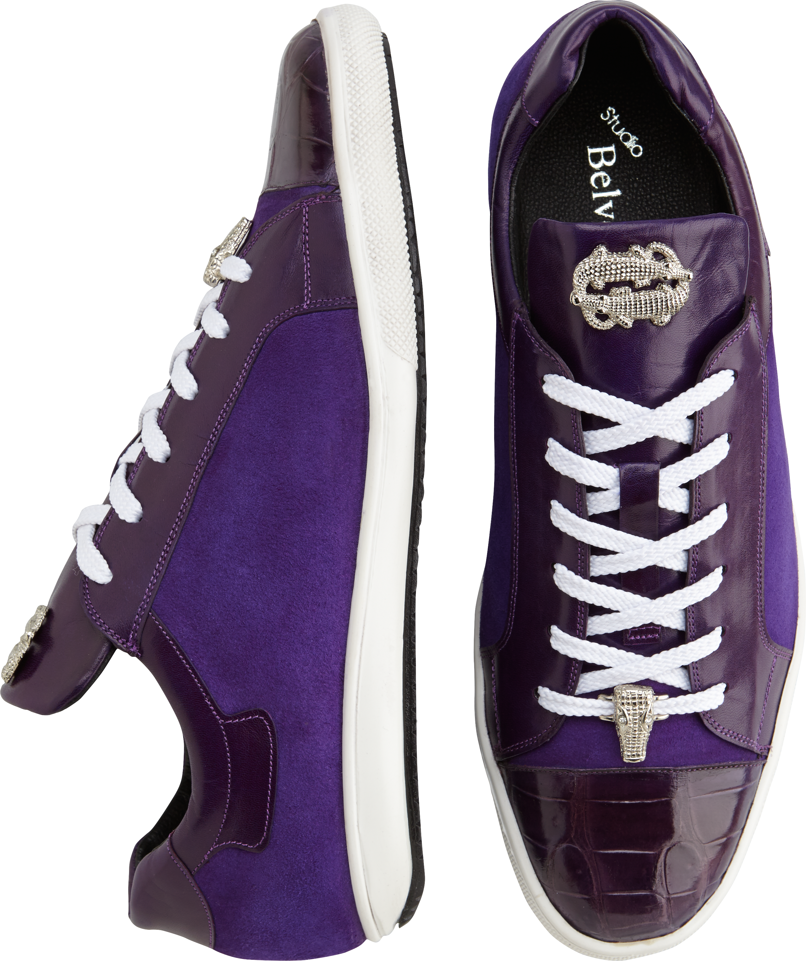 belvedere alligator sneakers