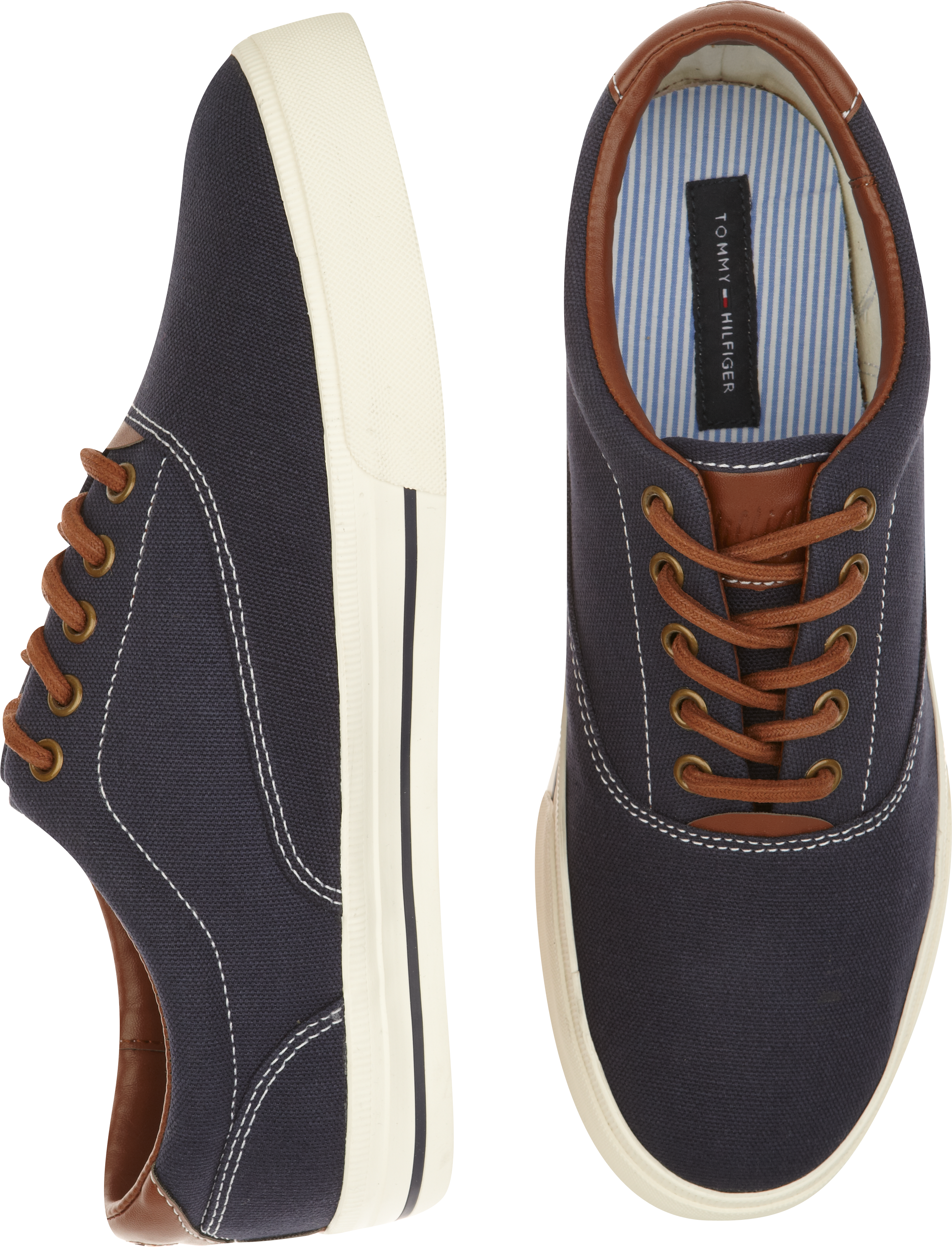 Helligdom kighul Bygger Tommy Hilfiger Paulie Navy Canvas Sneakers - Men's Sale | Men's Wearhouse