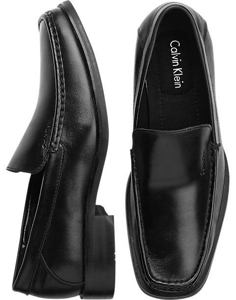 Calvin Klein Branston Black Loafers - Men's Shoes | Men's Wearhouse