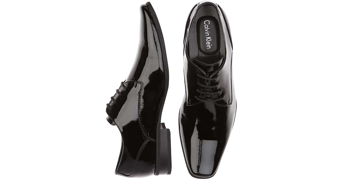 Calvin Klein Brodie Black Tuxedo Shoes - Men's Shoes | Men's Wearhouse