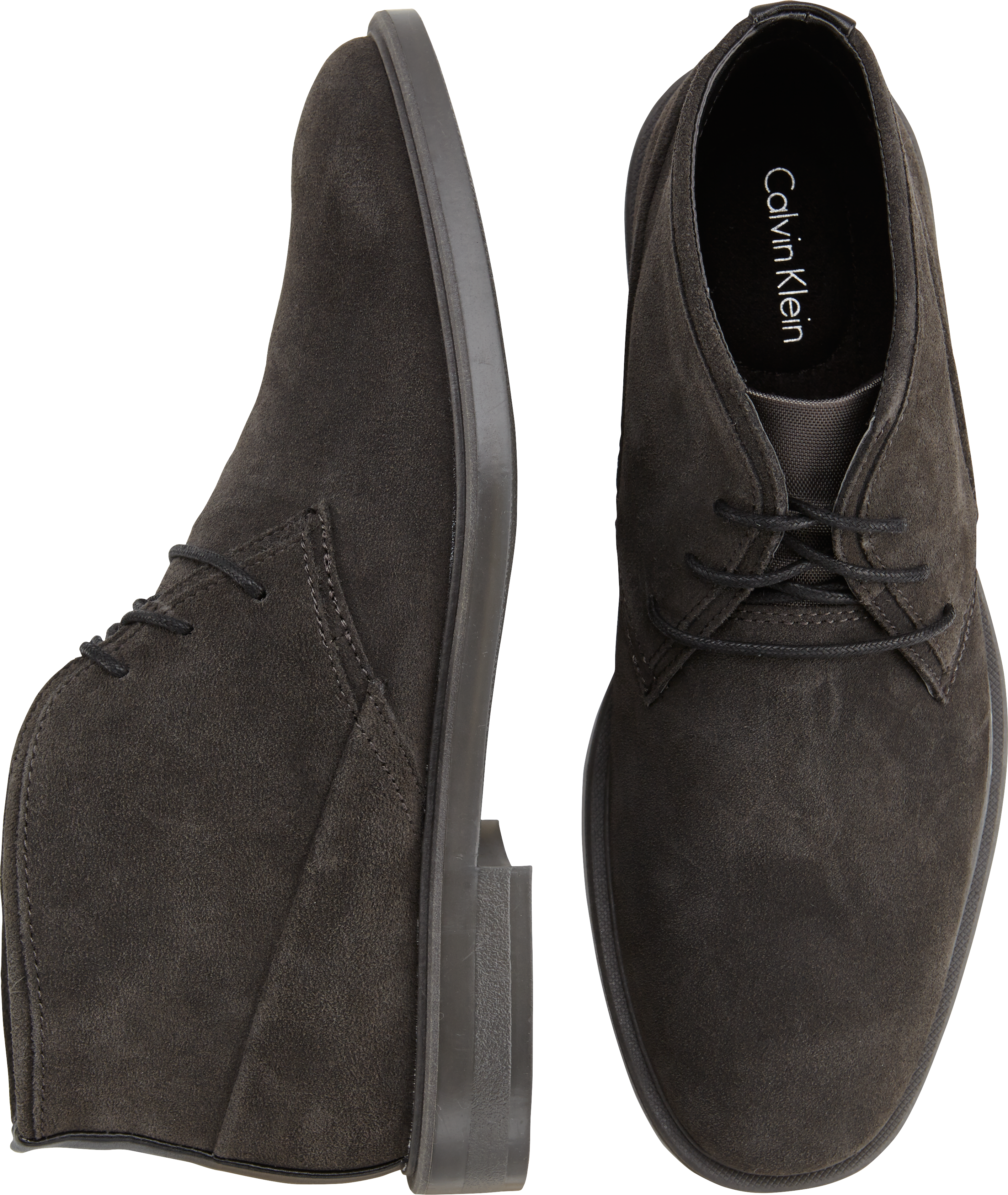 calvin klein men's ulysses suede chukka boot