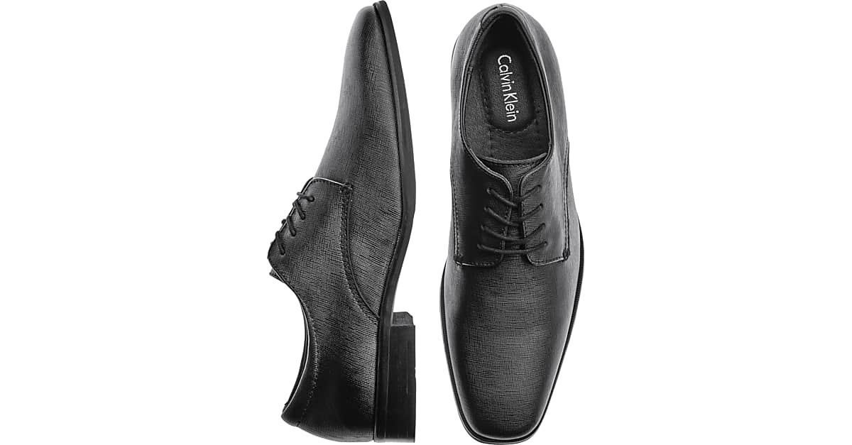 Calvin Klein Gunther Black Lace Up Shoes - Men's Sale | Men's Wearhouse