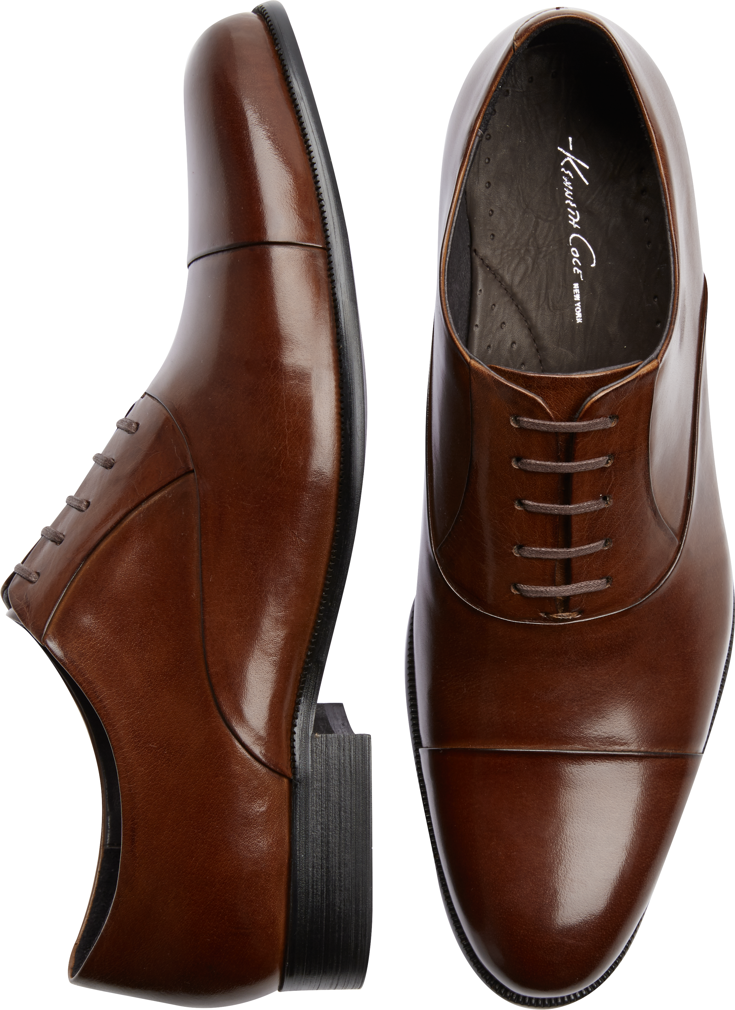 Kenneth Cole Command Chief Cognac Dress Shoe - Men's Sale | Men's Wearhouse