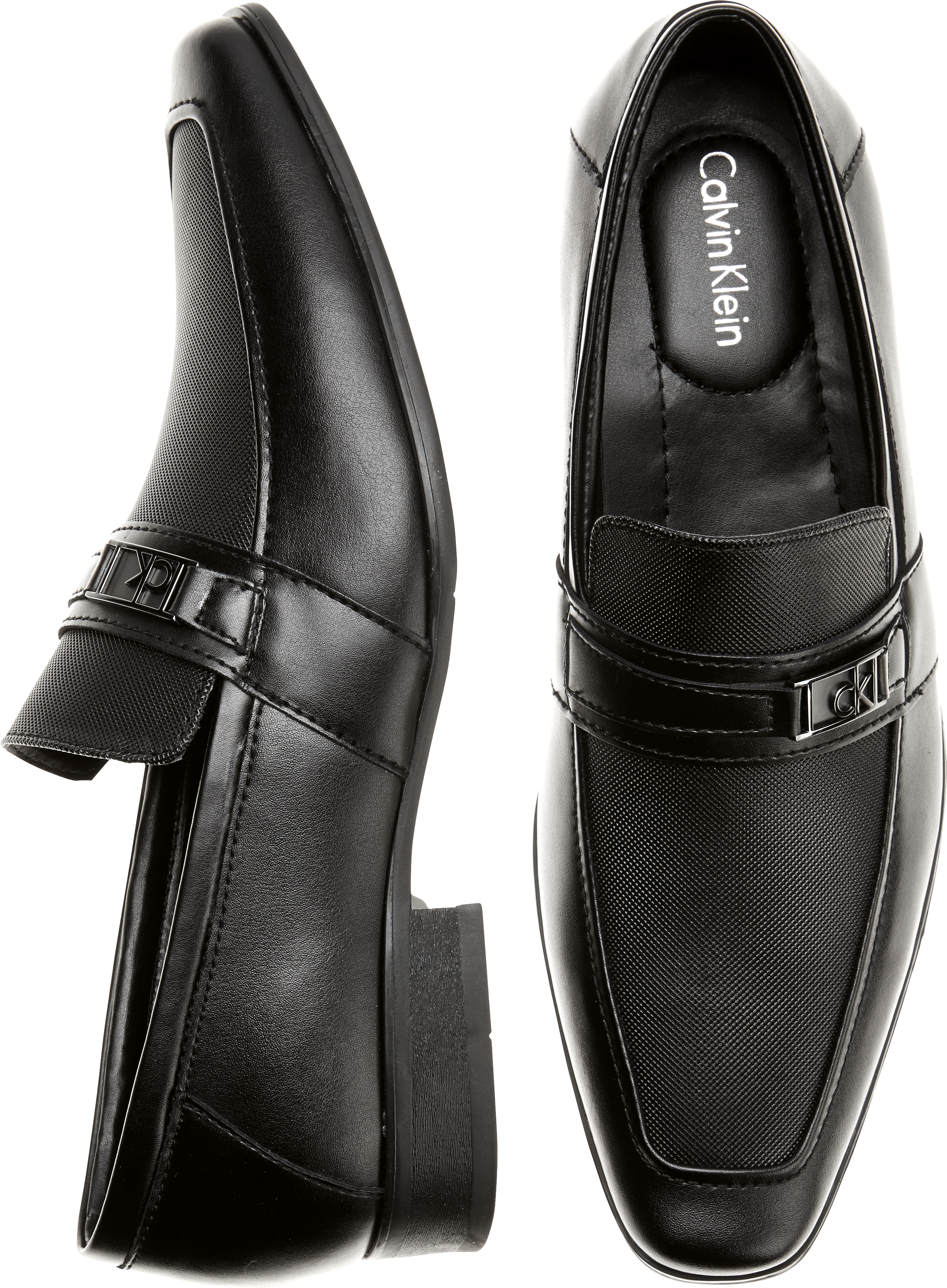 Calvin Klein Bartley Black Loafers - Men's Sale | Men's Wearhouse