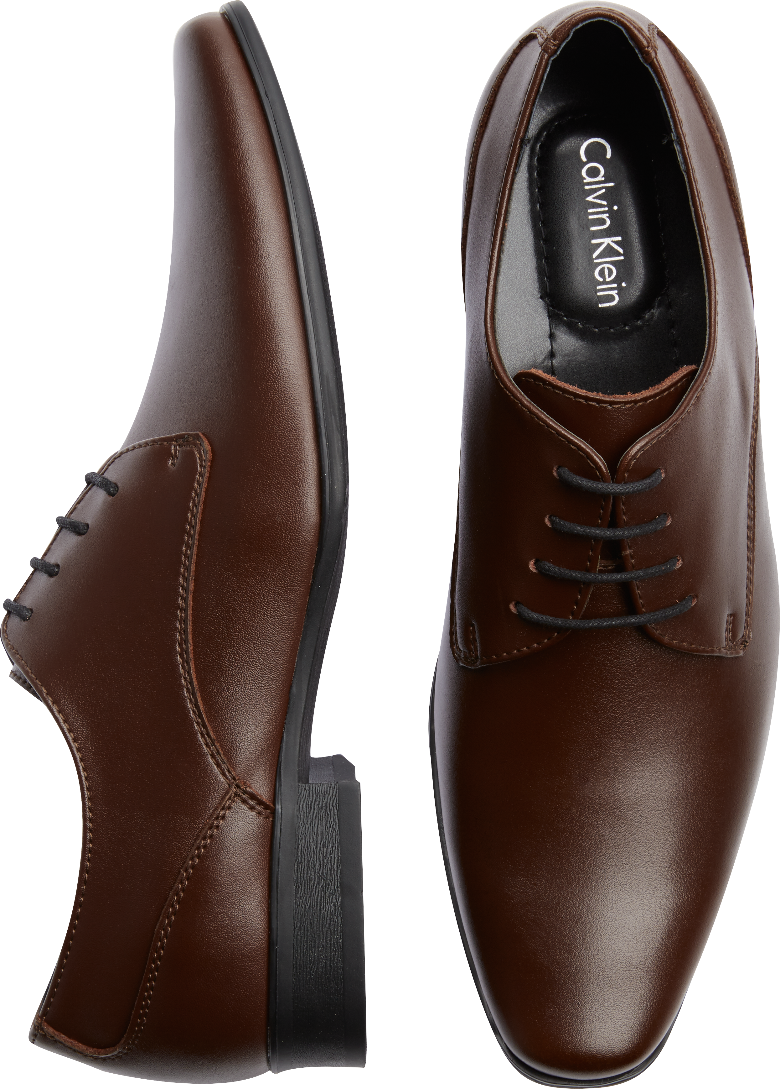 mobiel Meer ei Calvin Klein Brodie Brown Oxfords - Men's Sale | Men's Wearhouse