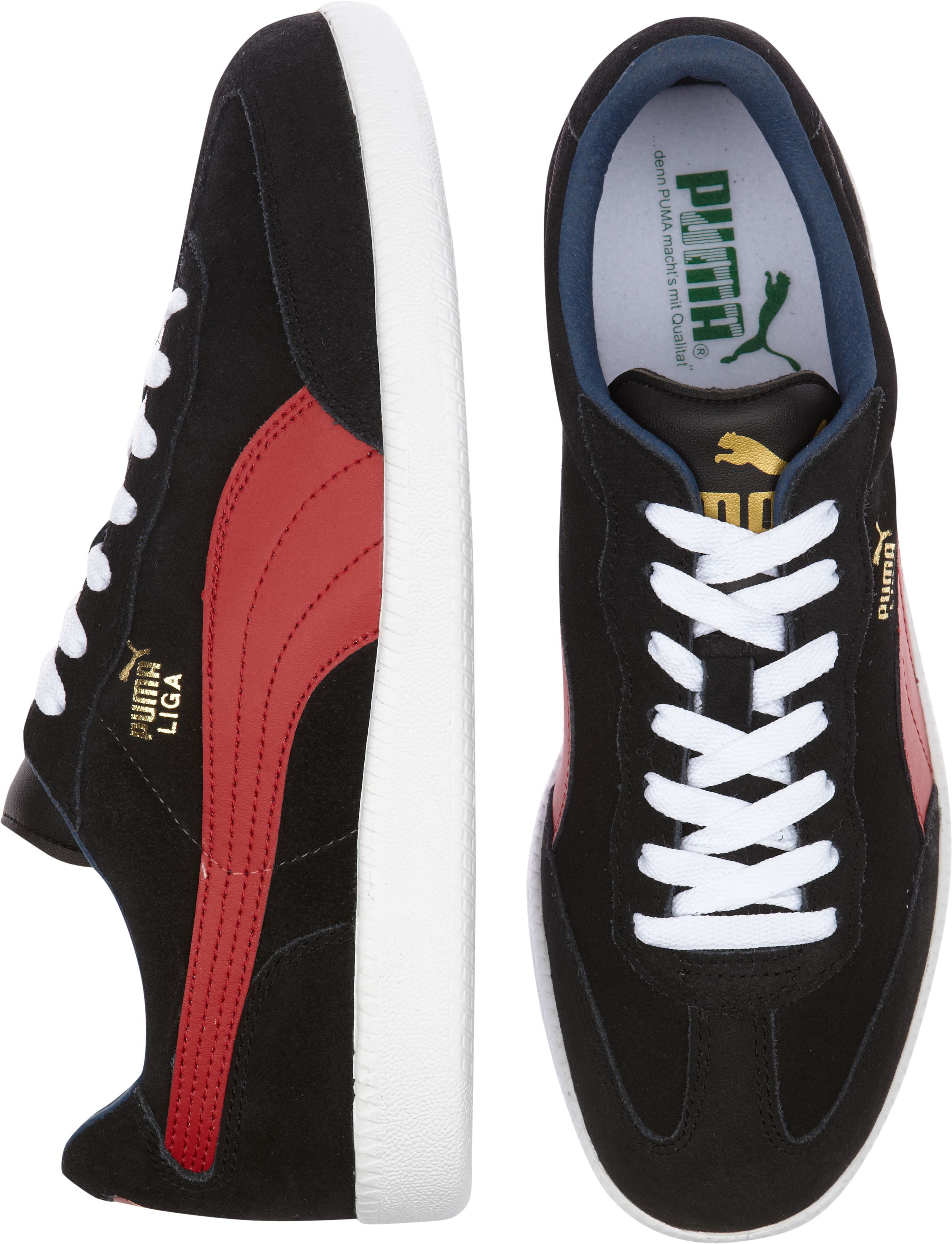 Puma Liga Red and Black Sneakers - Men 