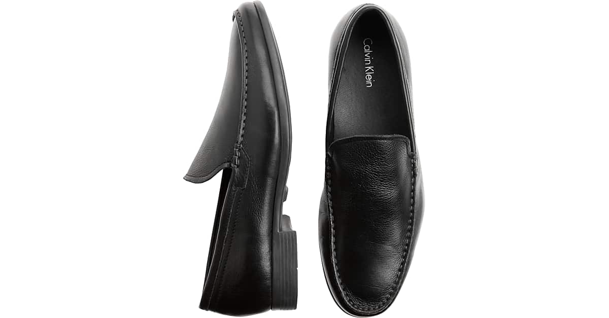Calvin Klein Landen Black Loafers Men�s Shoes Men�s