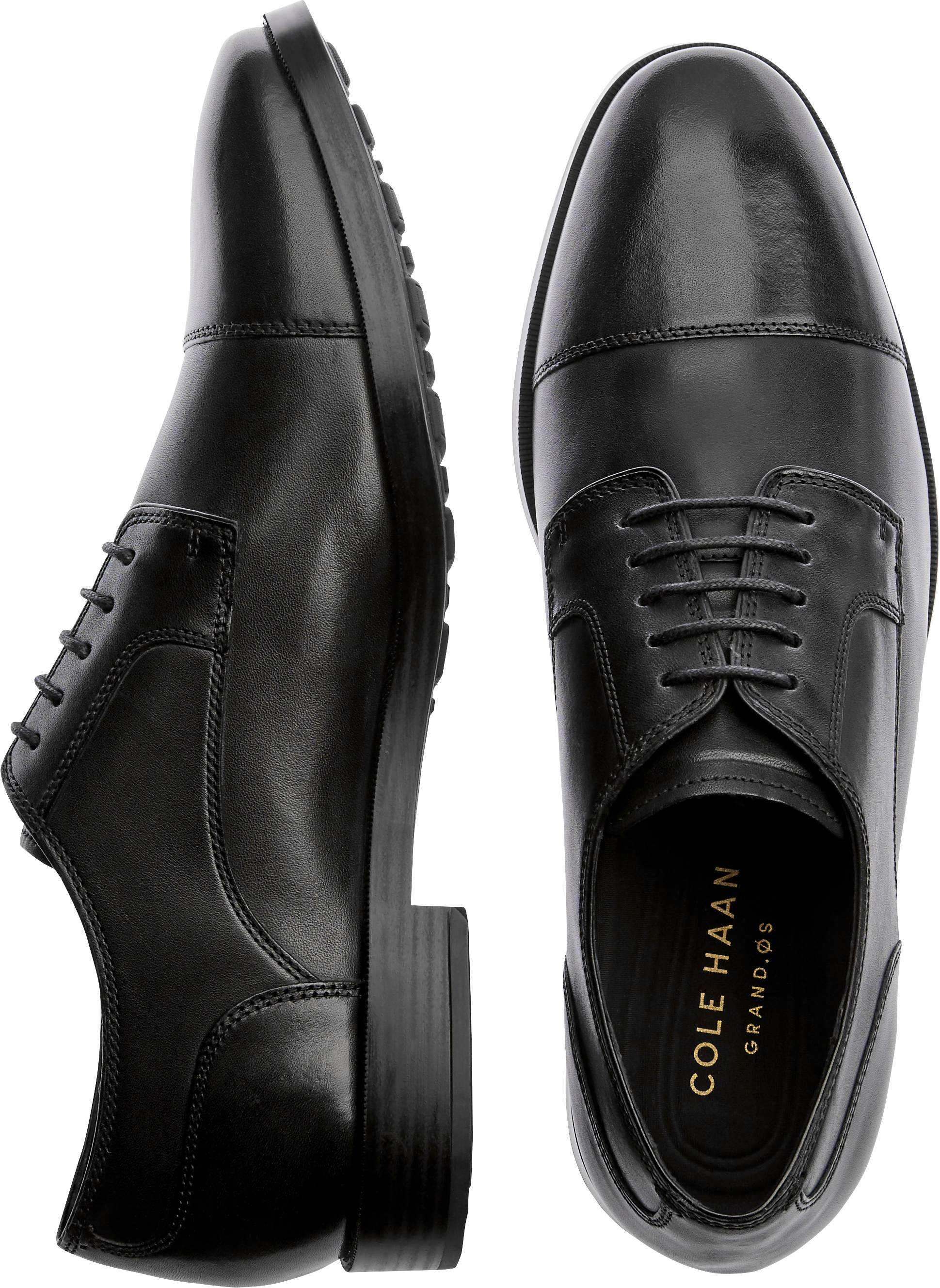 cole haan black cap toe oxford