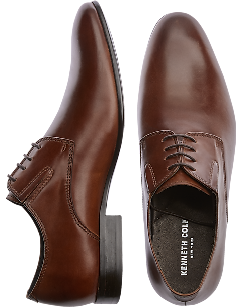 1878454 Kenneth Cole Mens Grove Dark Brown Oxford Dress Shoe Size 8 