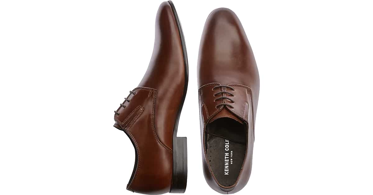 Kenneth Cole Mix-Er Tan Oxford Dress Shoes - Men's Sale | Men's Wearhouse