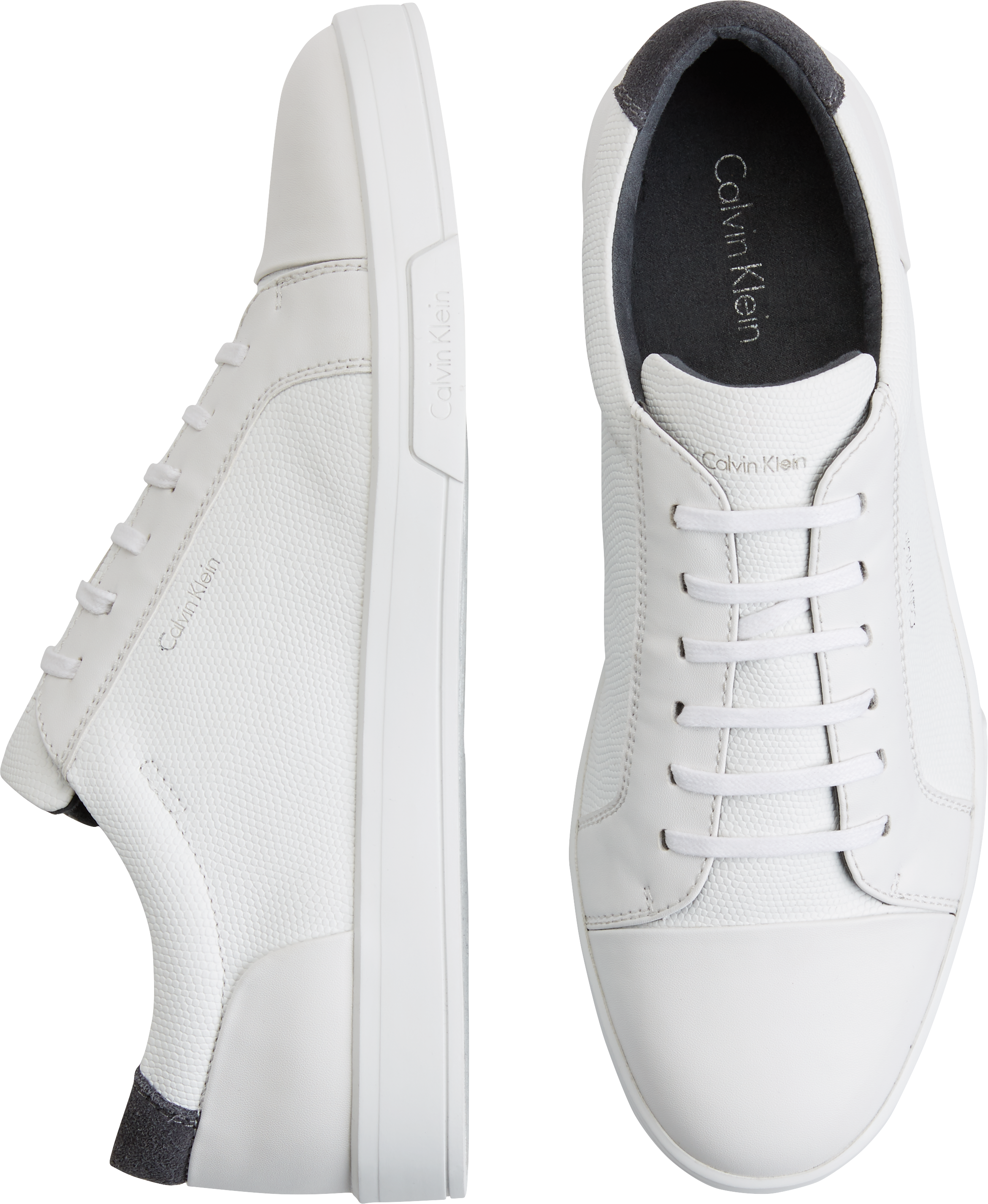 Octrooi verloving Openlijk Calvin Klein Barrington White Sneakers - Men's Sale | Men's Wearhouse
