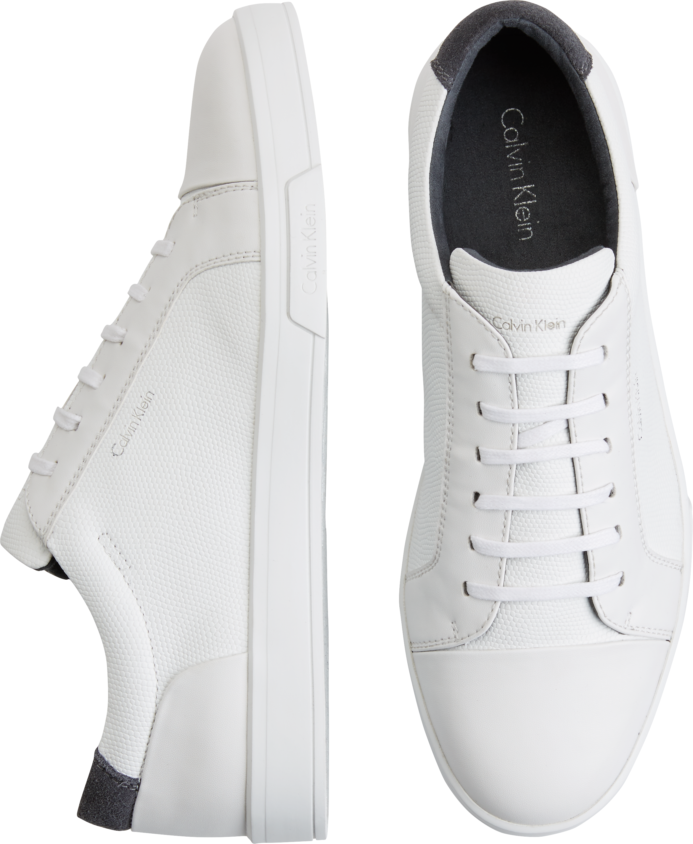 Calvin Klein Barrington White Sneakers - Men's Sale | Men's Wearhouse