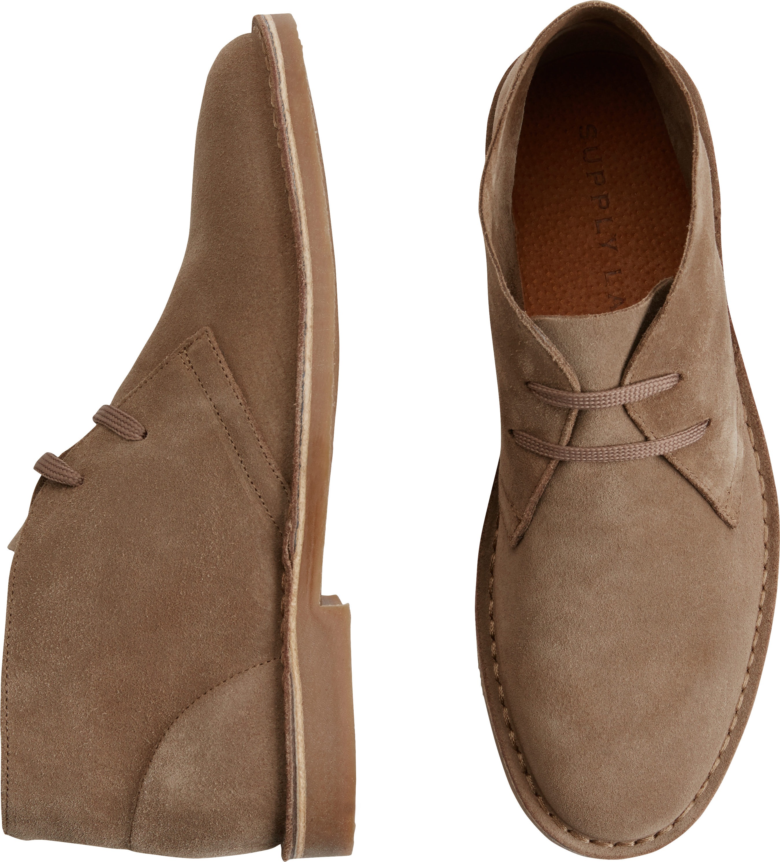 taupe chukka boots