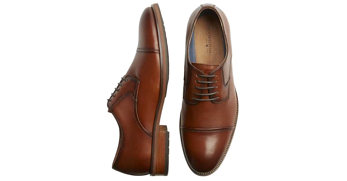 florsheim cap toe shoes