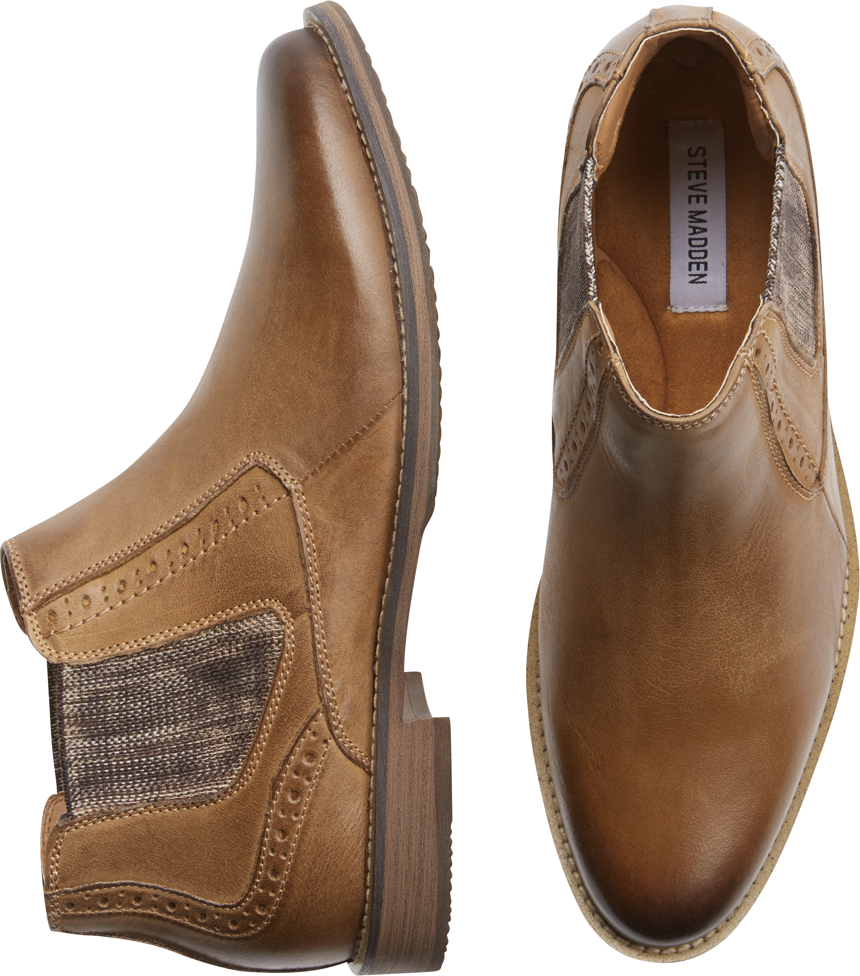 steve madden chelsea boots tan