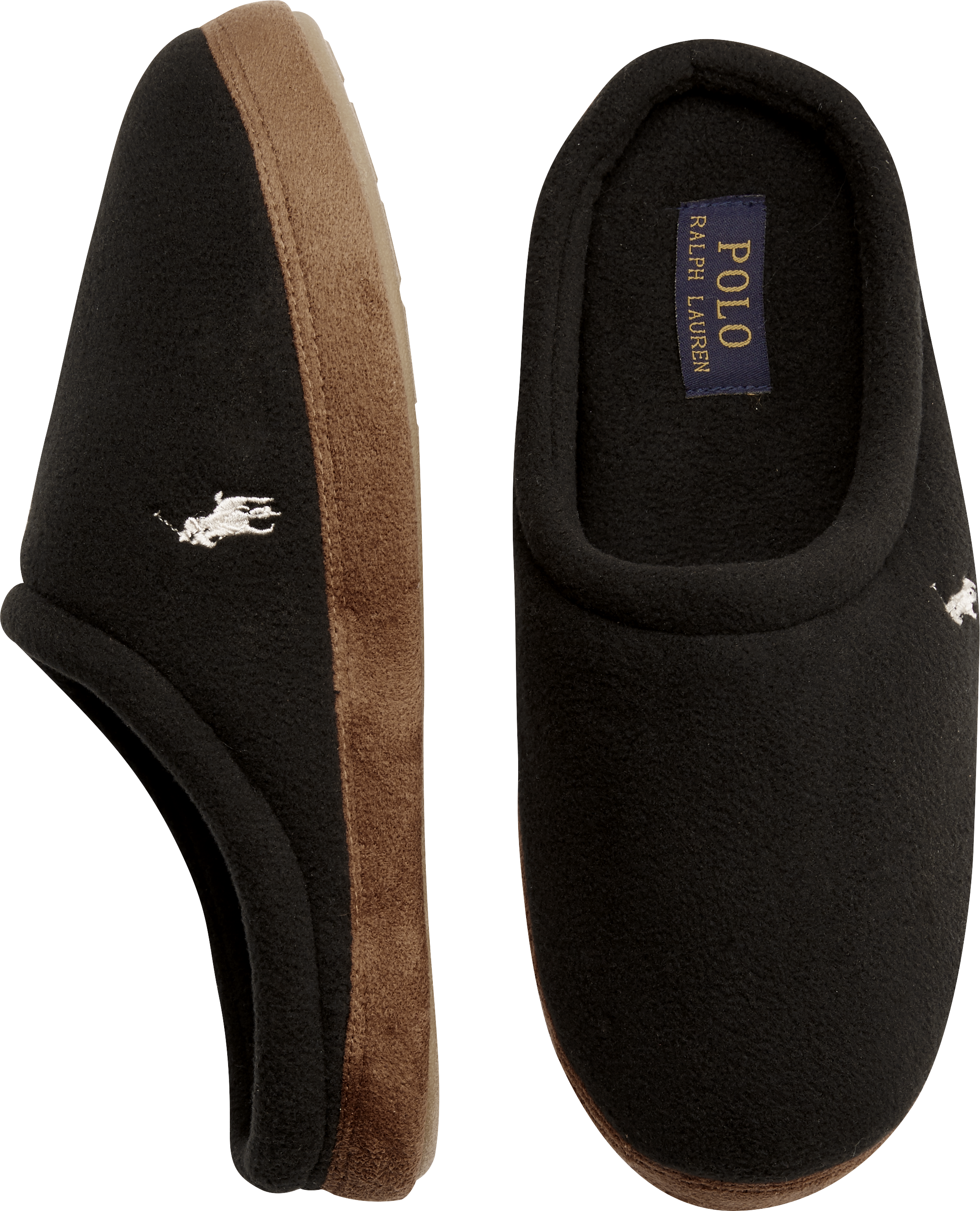  Polo  Ralph  Lauren Jacque Black Slippers  Men s Brands 