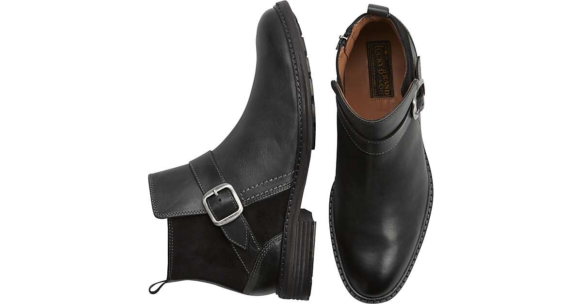 Lucky Brand Hooper Black Chelsea Boot - Men's Sale | Men's Wearhouse