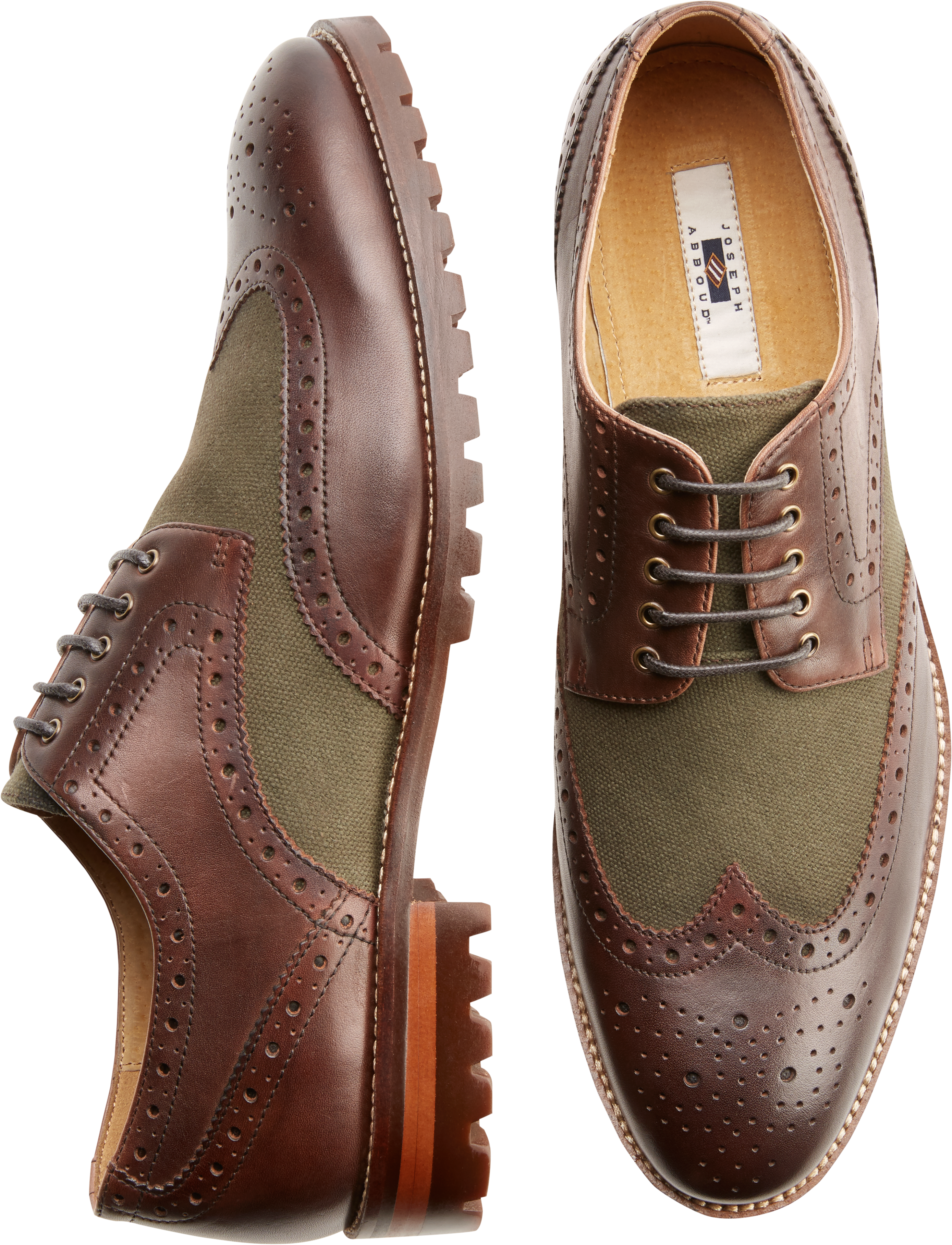 joseph abboud wingtip oxfords