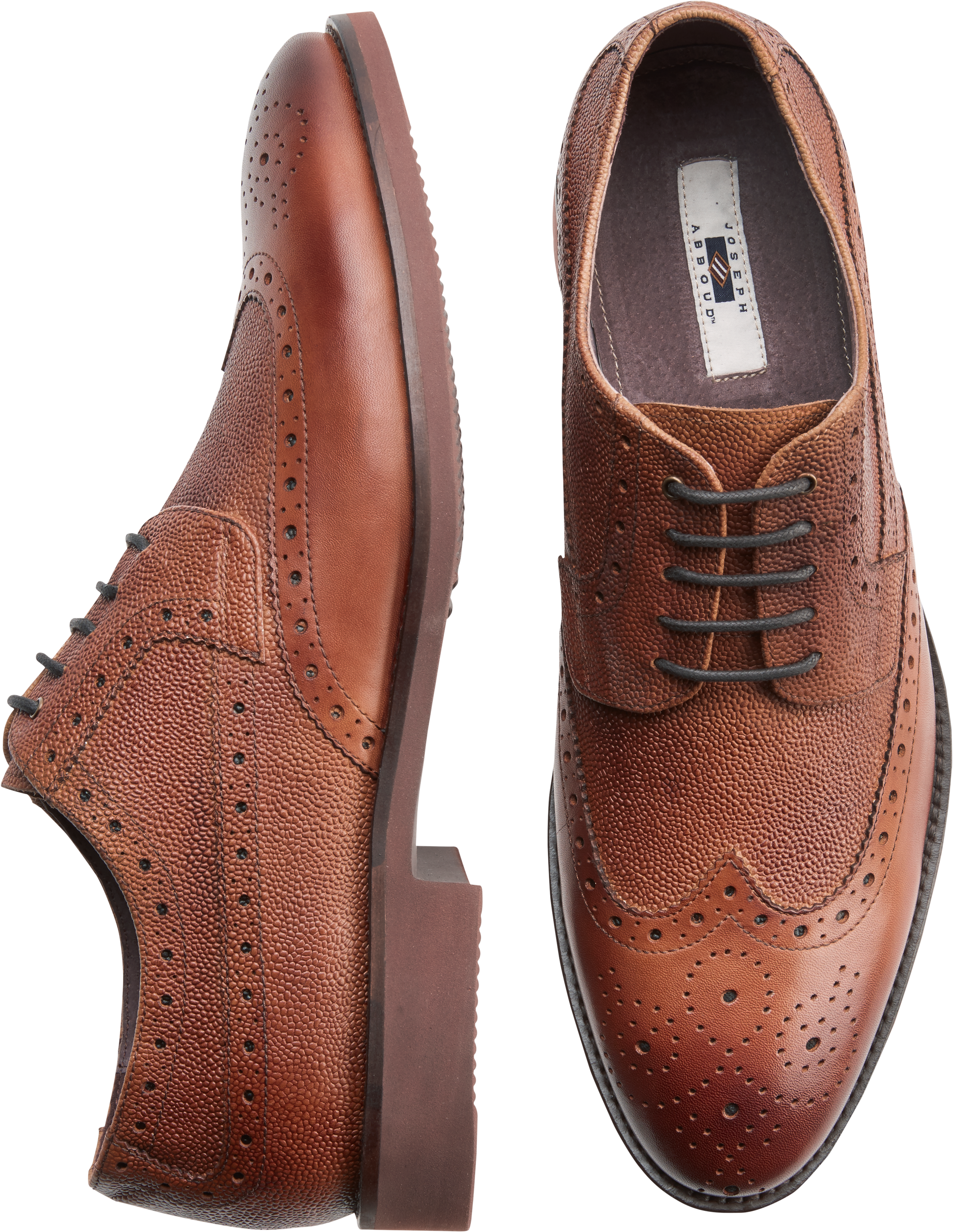 Joseph Abboud Snyder Tan Wingtip Oxfords Mens Sale Mens Wearhouse 2688