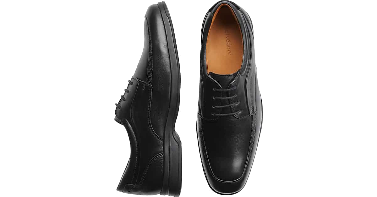 Belvedere Times Black Moc Toe Dress Shoe - Men's Sale | Men's Wearhouse
