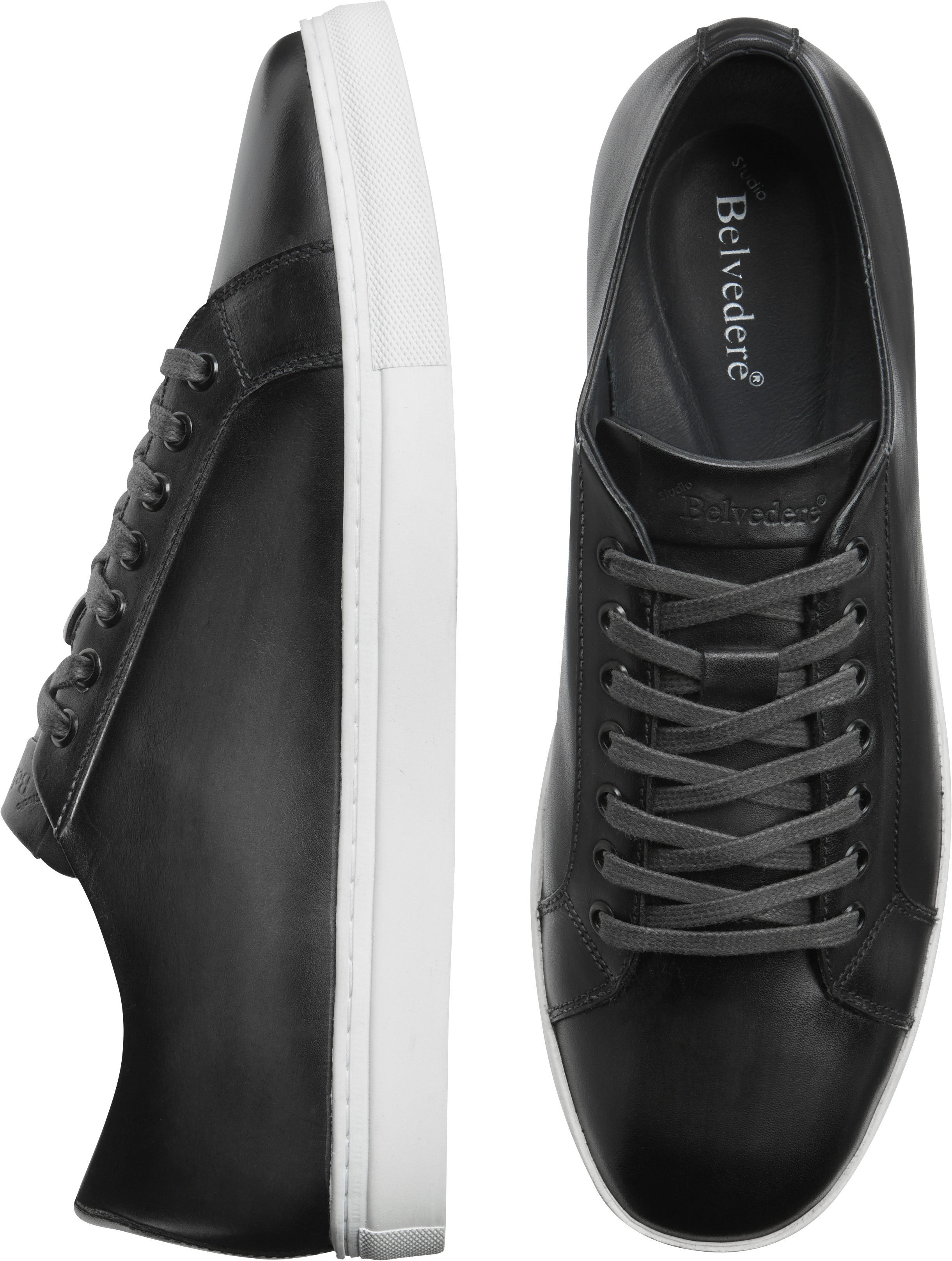 dark gray sneakers