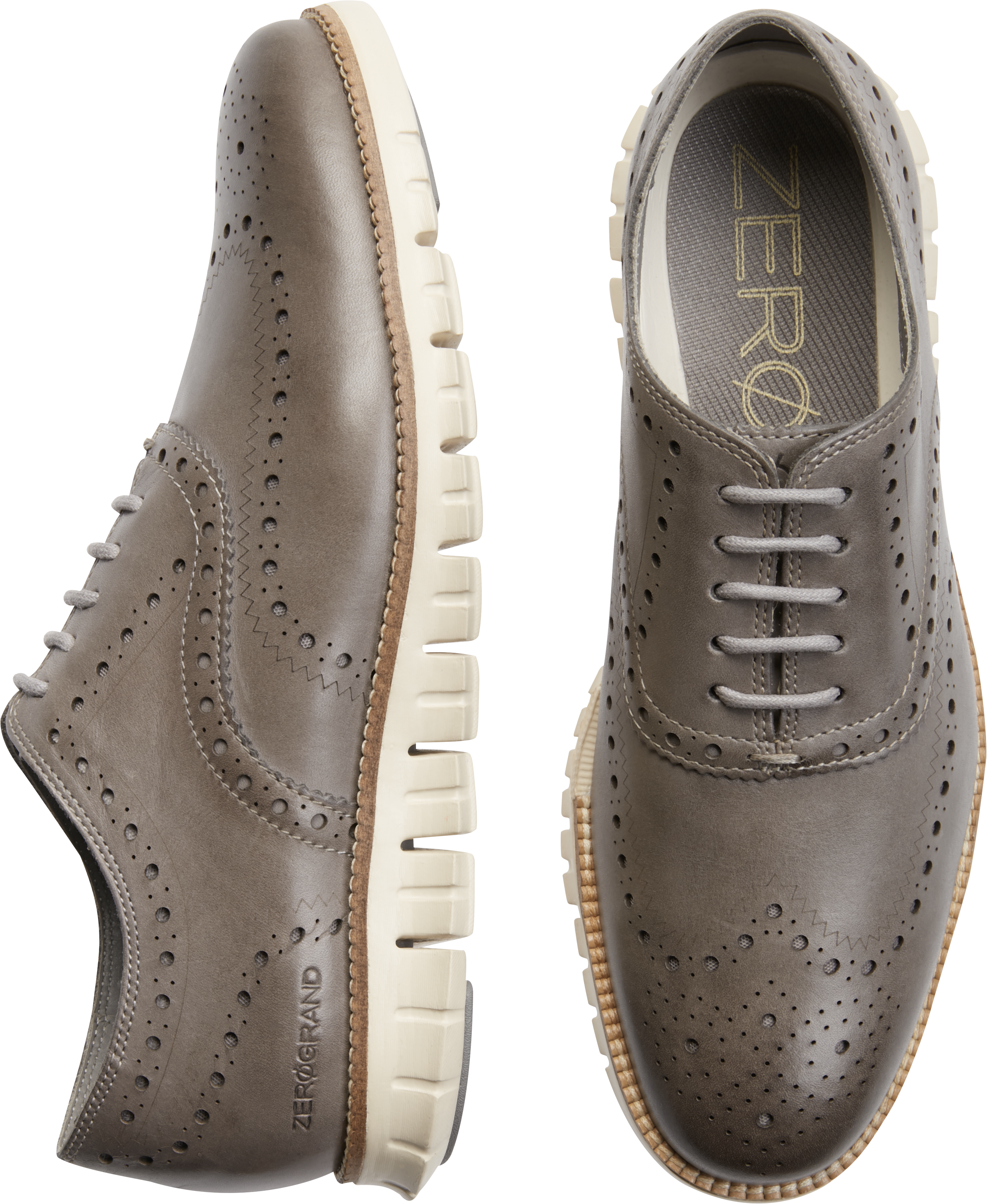 zerogrand men's wingtip brogue oxfords