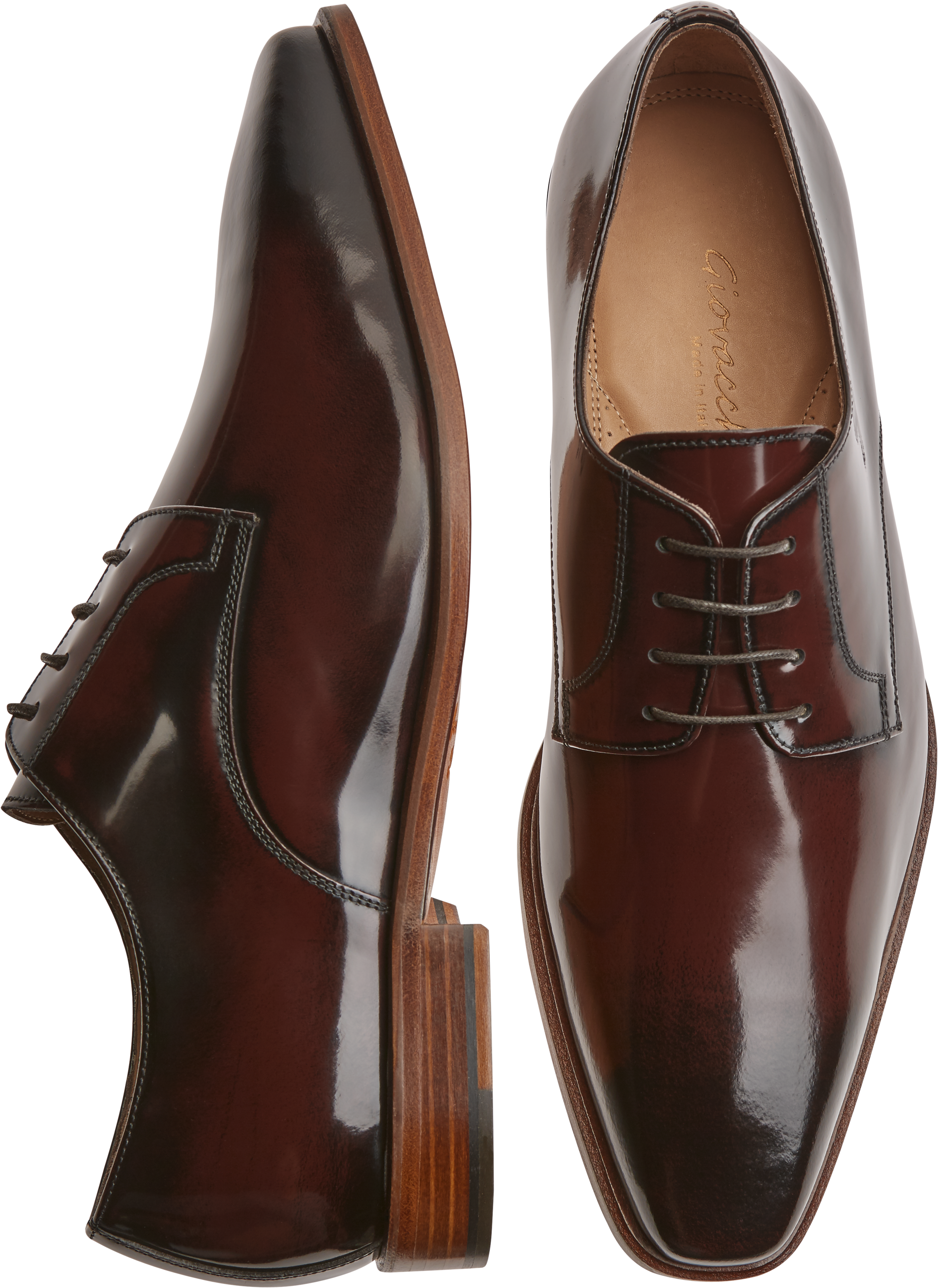 mens burgundy slip on dress shoes