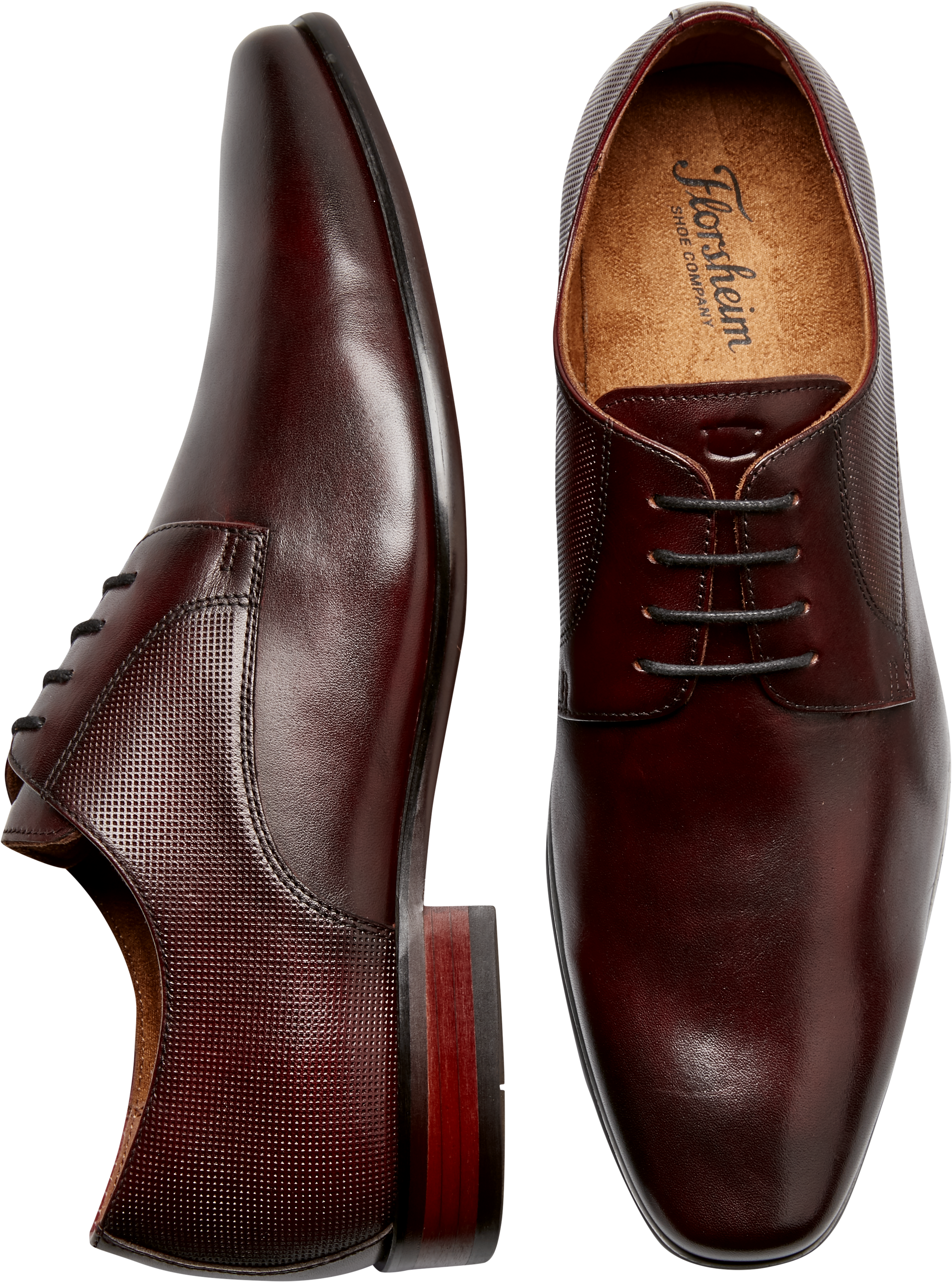 Florsheim Kierland Plain Toe Oxfords, Burgundy - Men's Shoes | Men's  Wearhouse