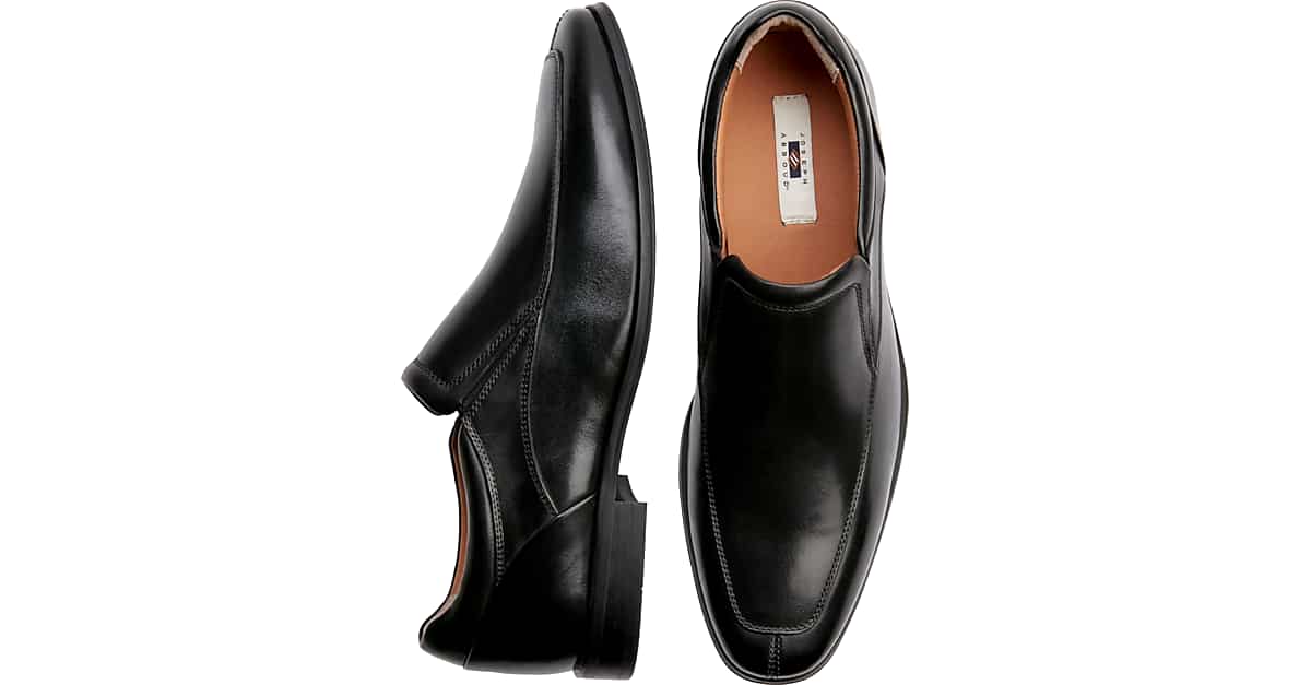 Joseph Abboud Black Leather Slip On - Men's Sale | Men's Wearhouse