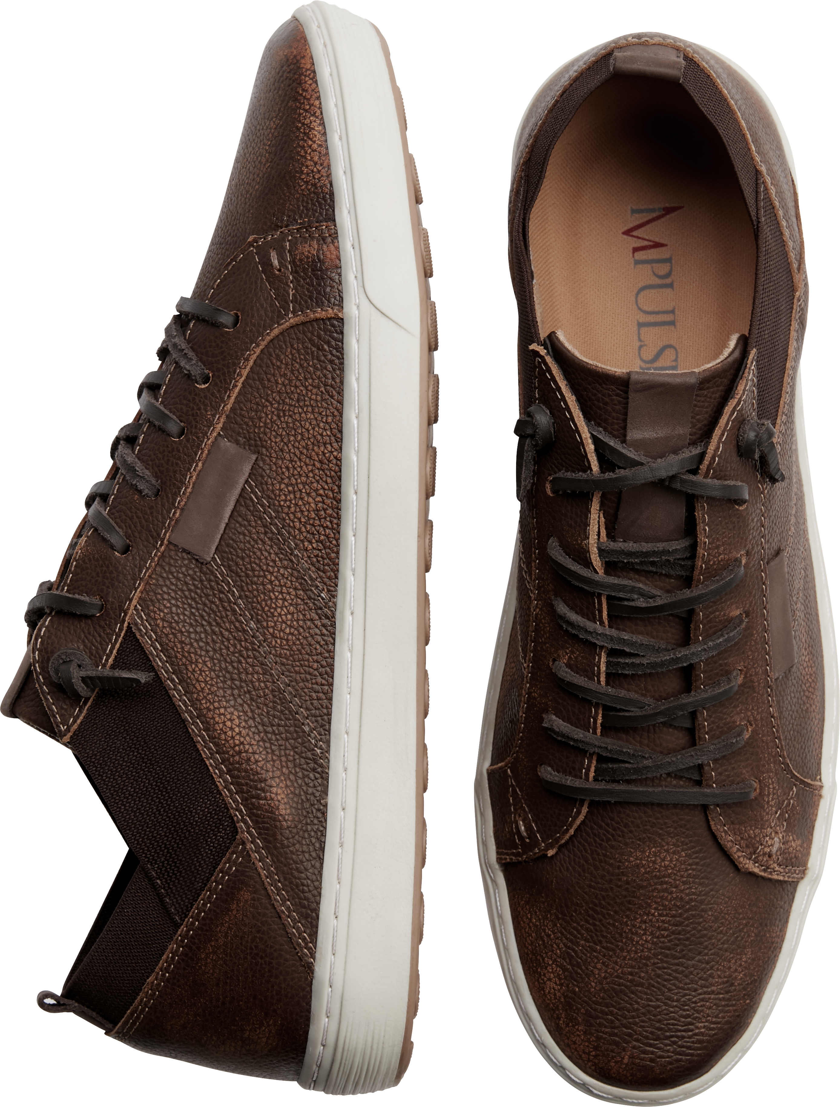 dark brown sneakers men's