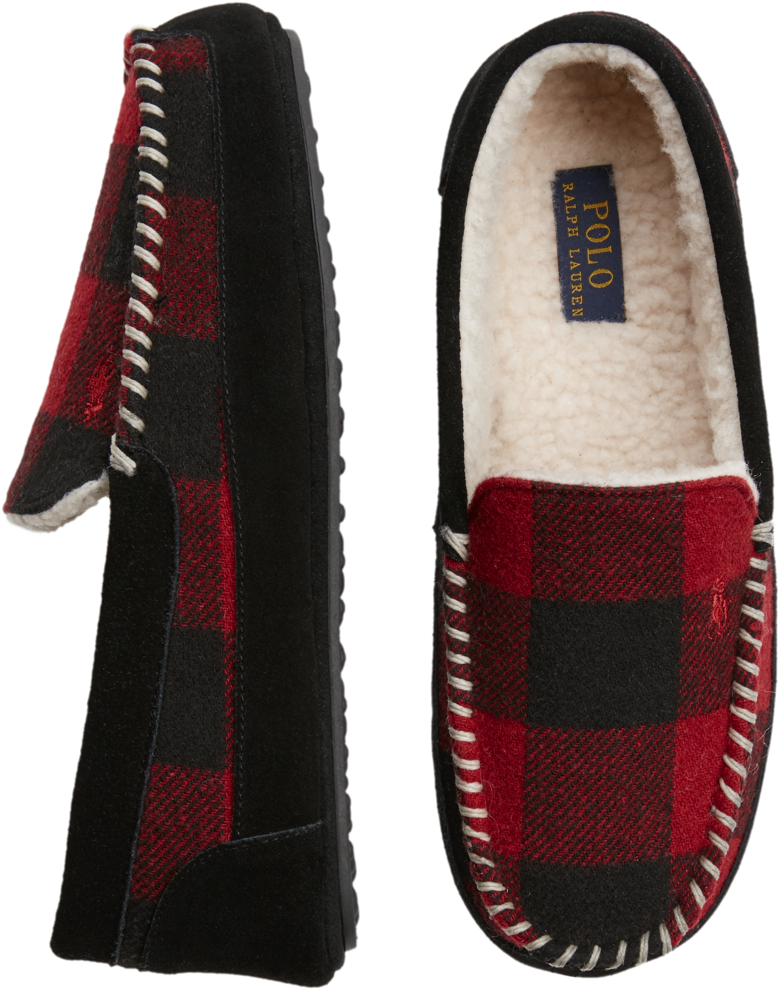 mens buffalo plaid slippers