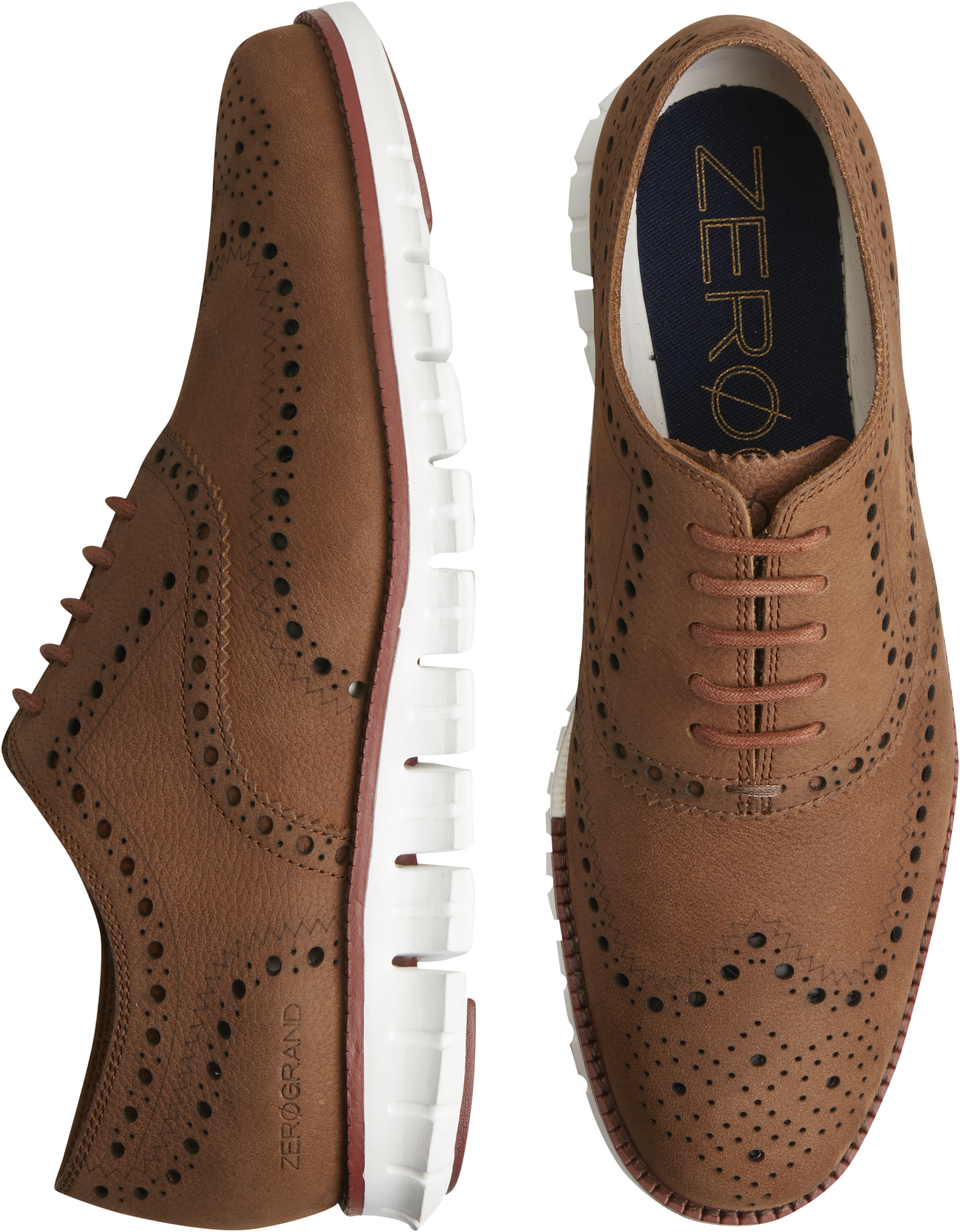 cole haan zerogrand wingtip oxford