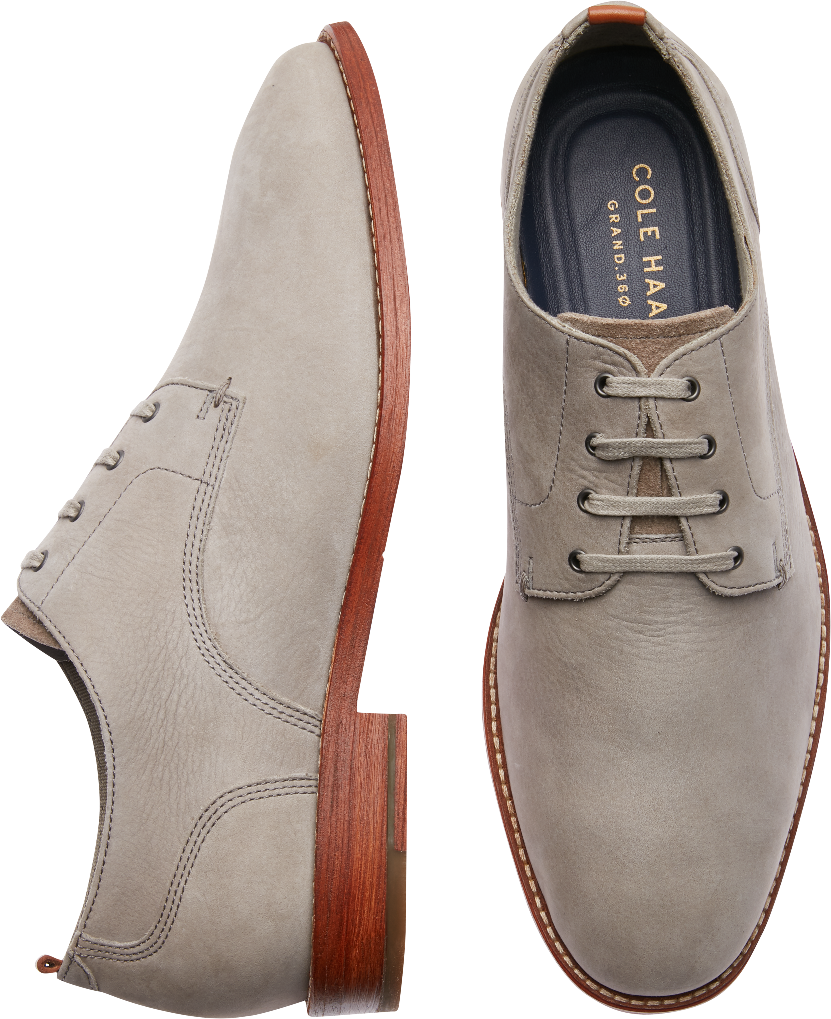 Cole Haan Feathercraft Light Gray Suede 