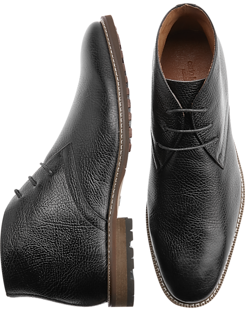 Situation Instrument Optimism Carlo Morandi Chukka Boots, Black - Men's Shoes | Men's Wearhouse