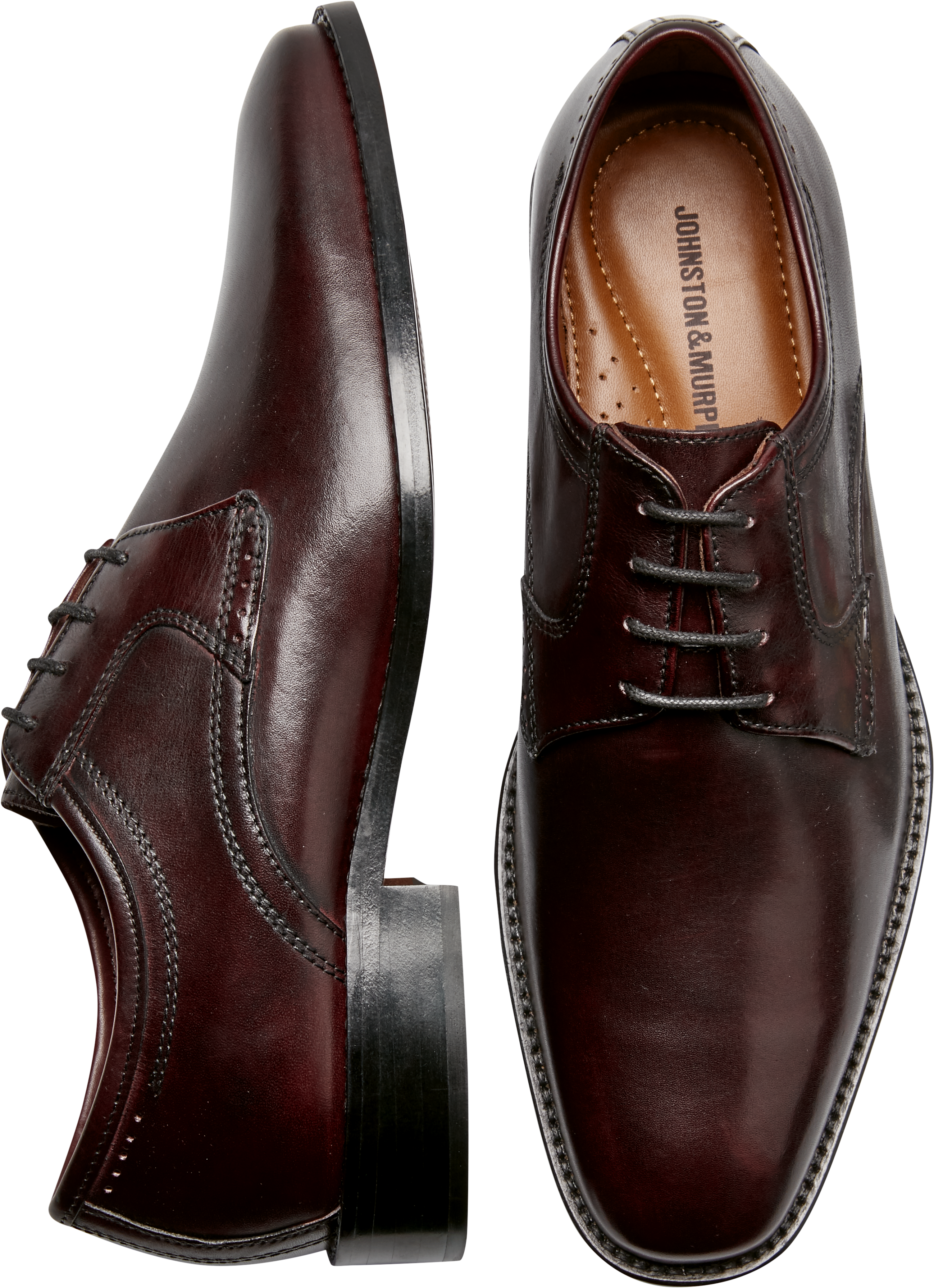 johnston murphy burgundy dress shoes