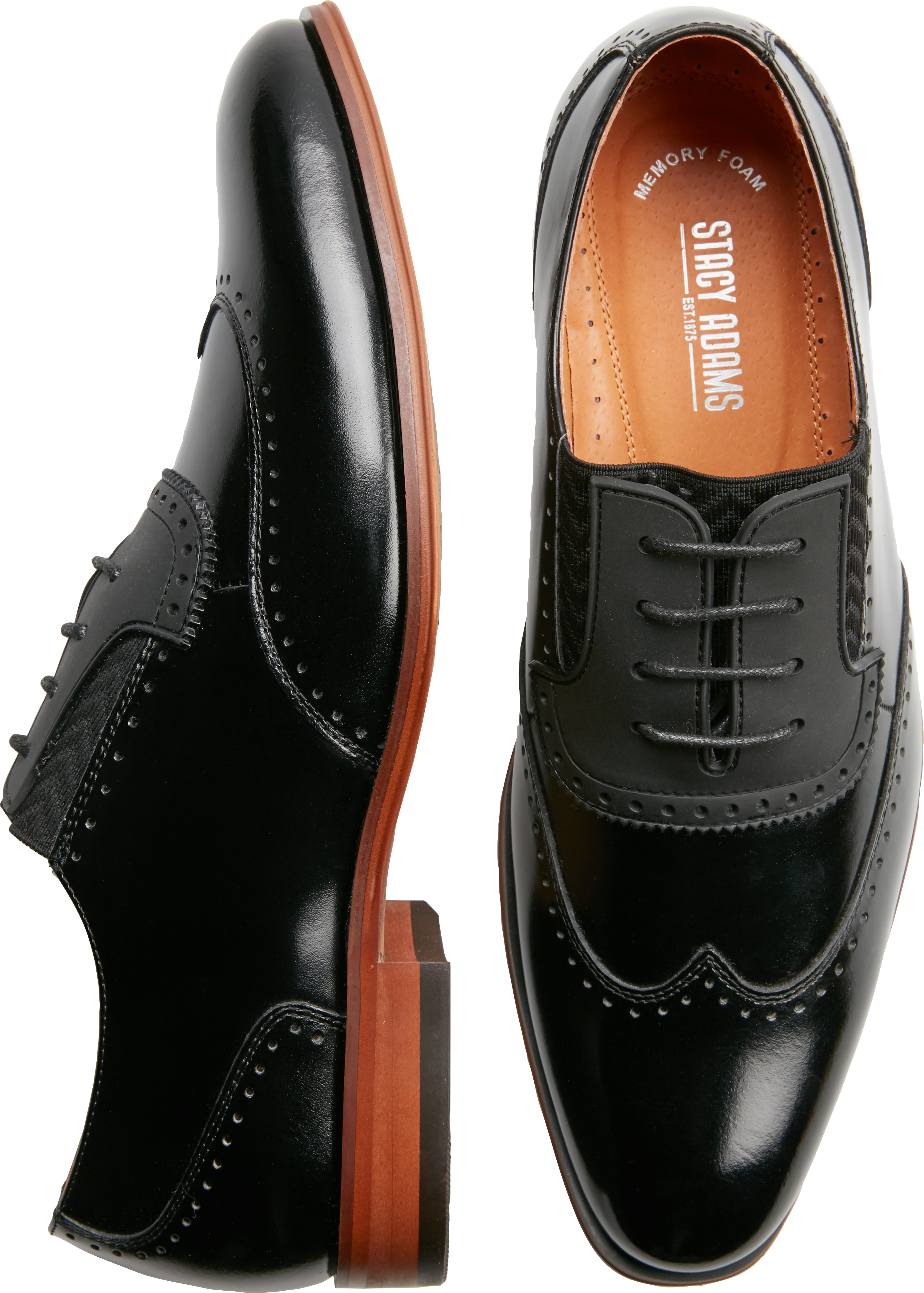 stacy adams wingtip oxford