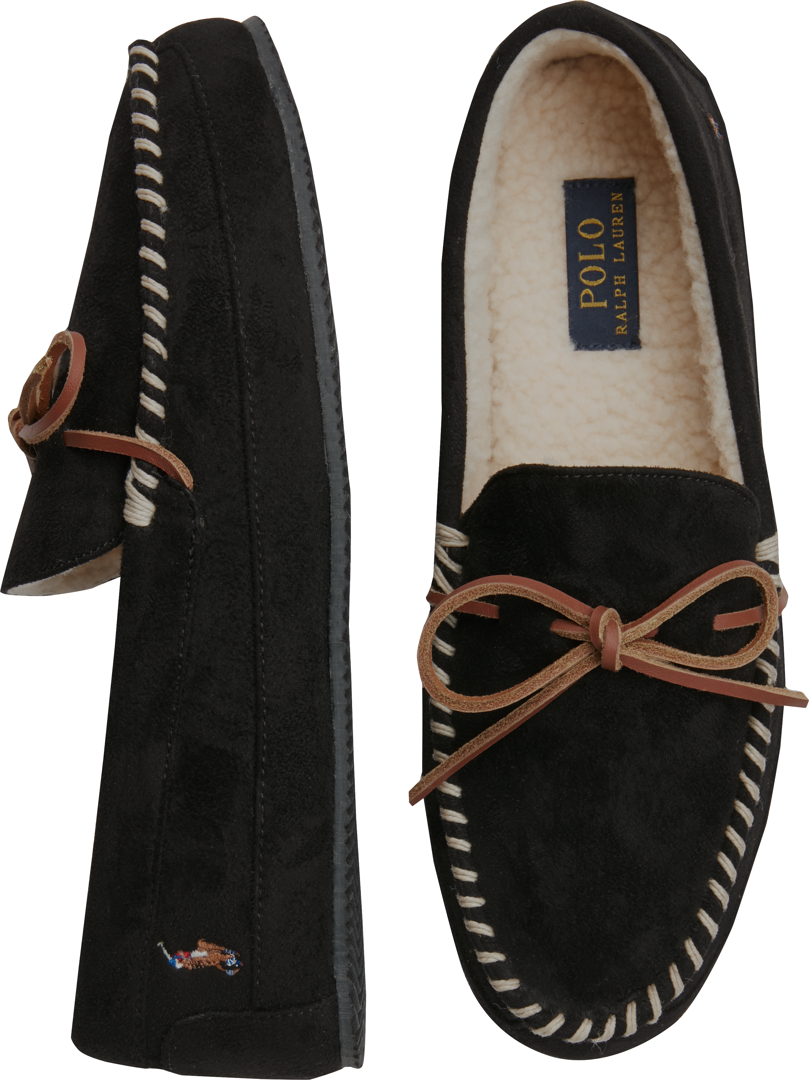 polo ralph lauren moccasin slippers