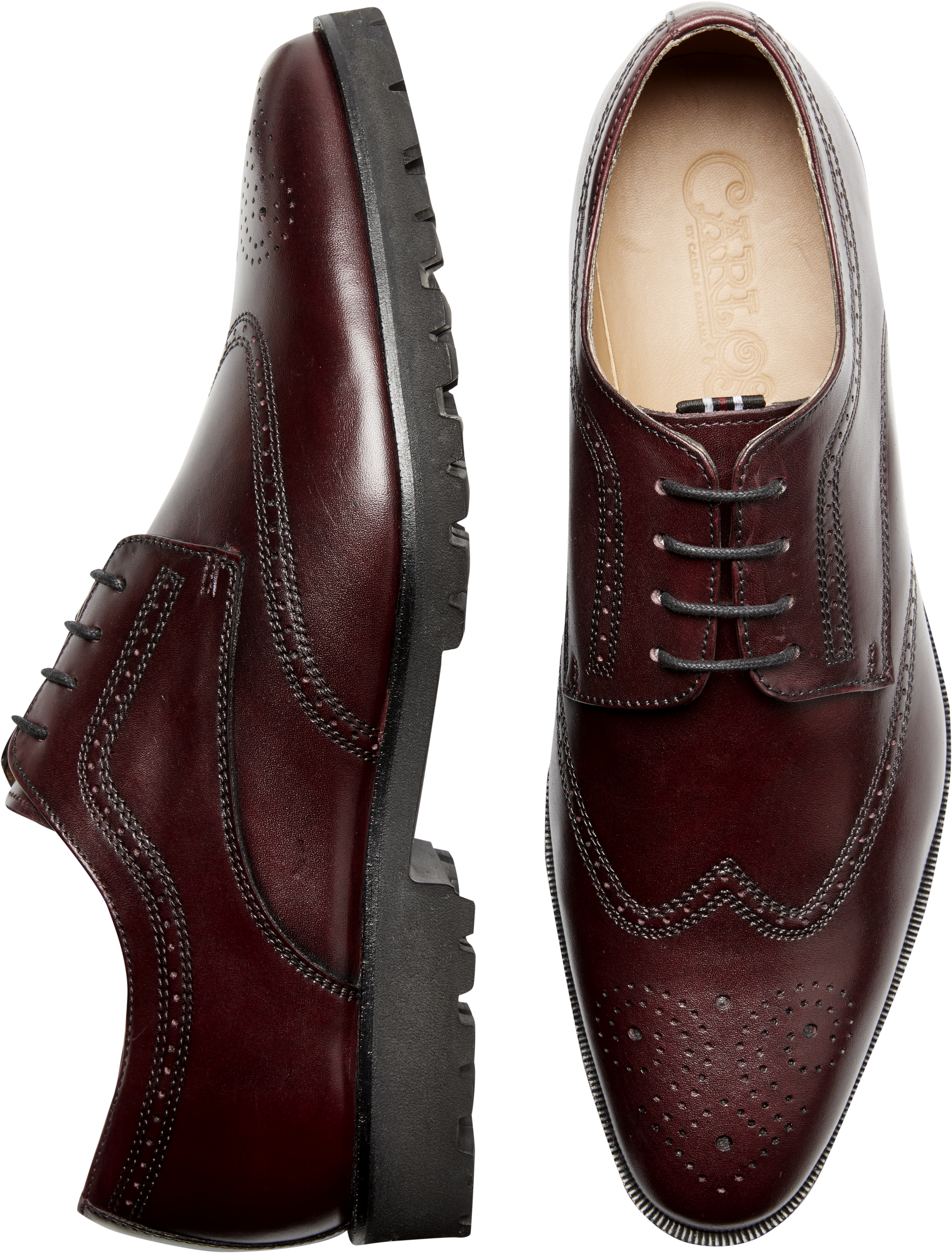 burgundy wingtips