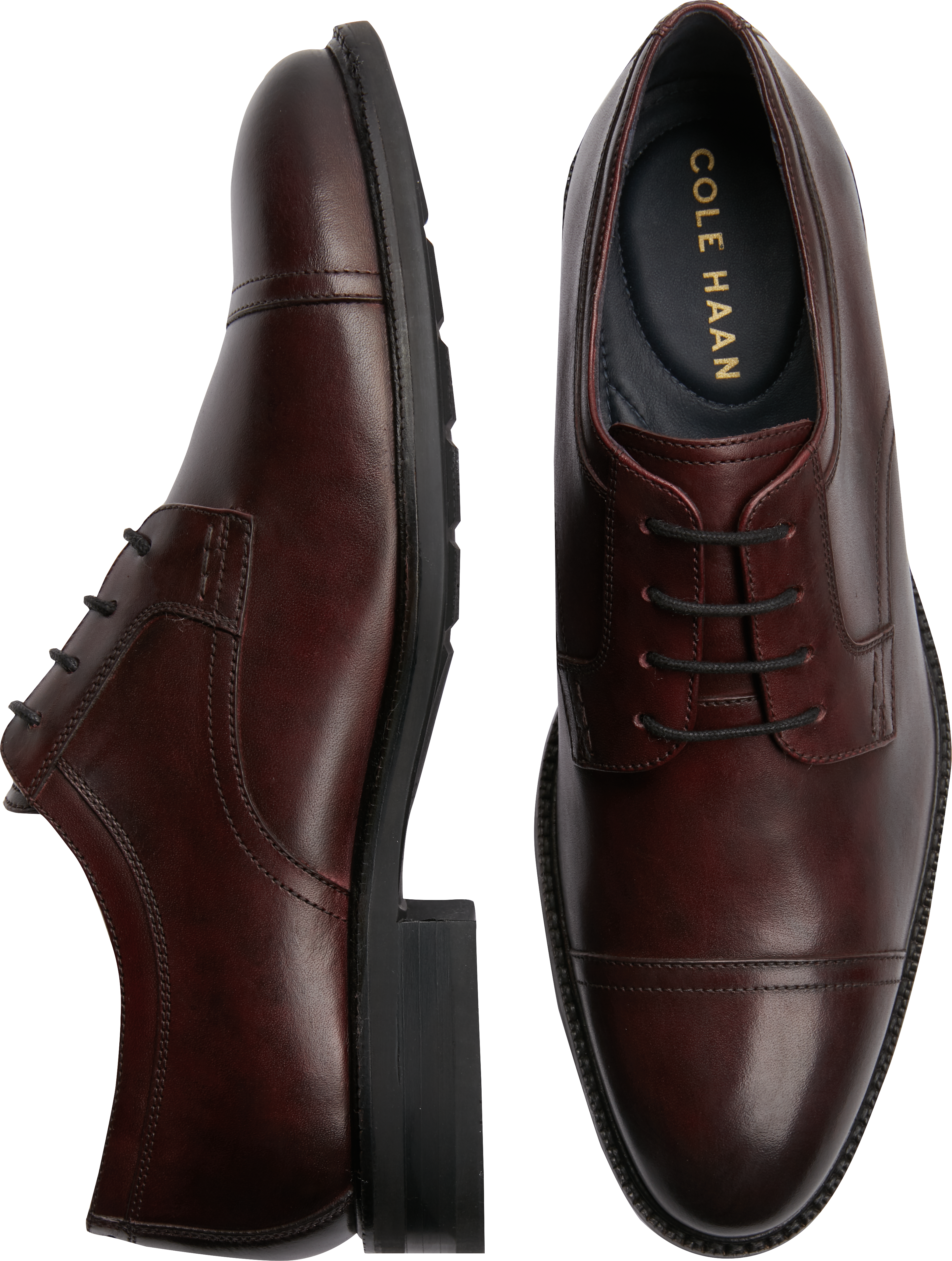 burgundy cap toe