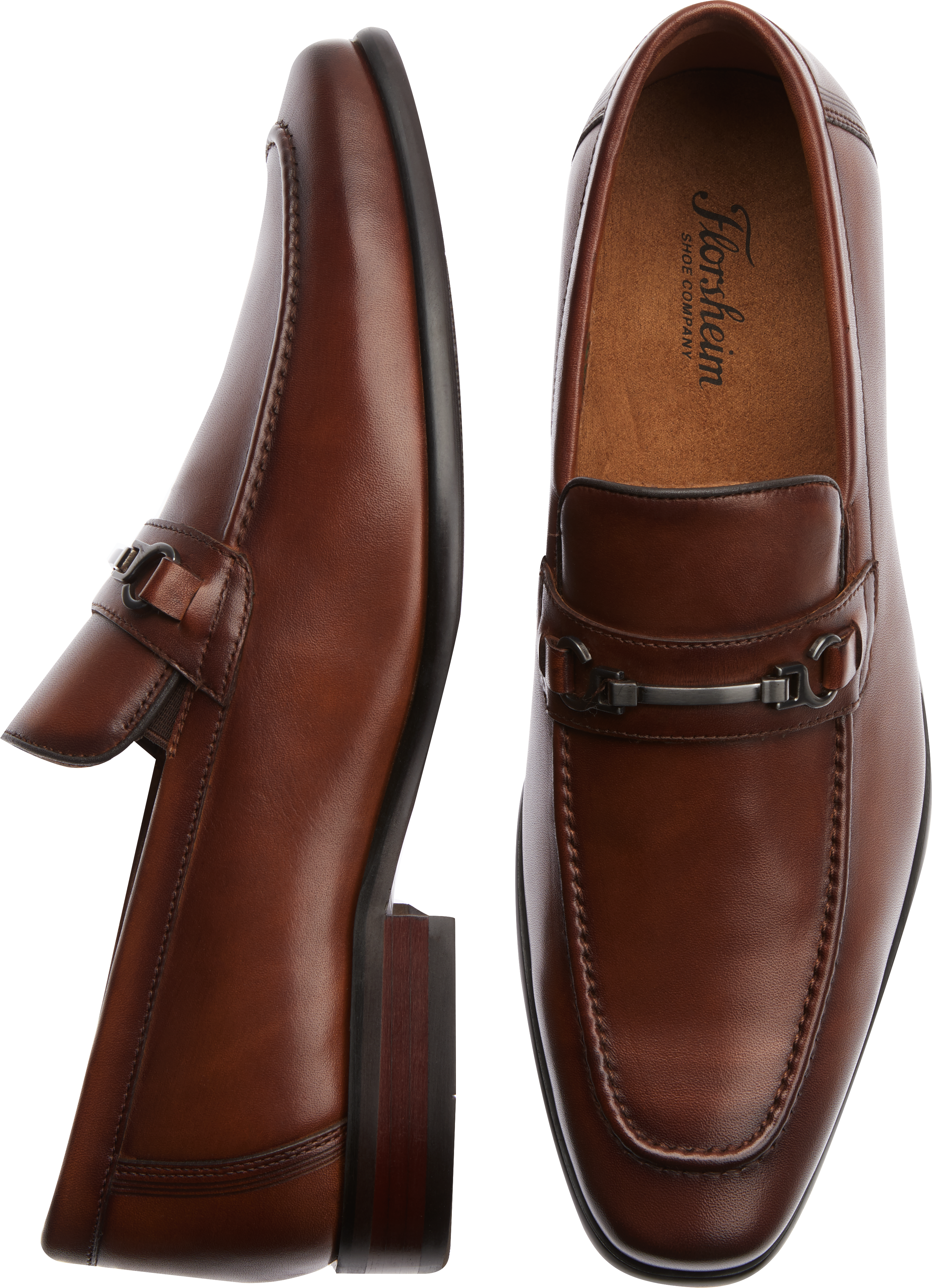 Florsheim Kierland Cognac Moc Toe Loafers - Men's Sale | Men's Wearhouse