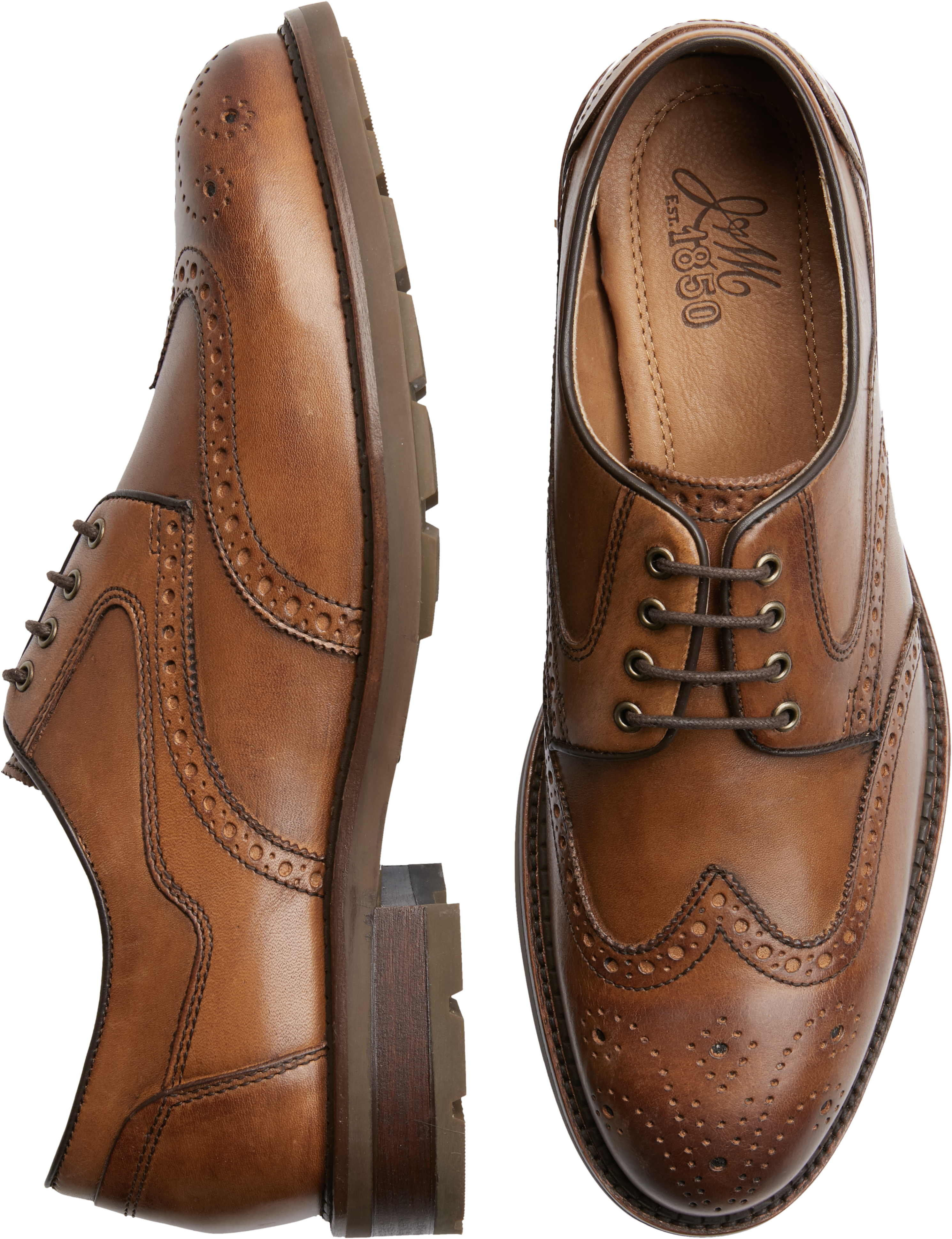 johnston and murphy wingtip shoes