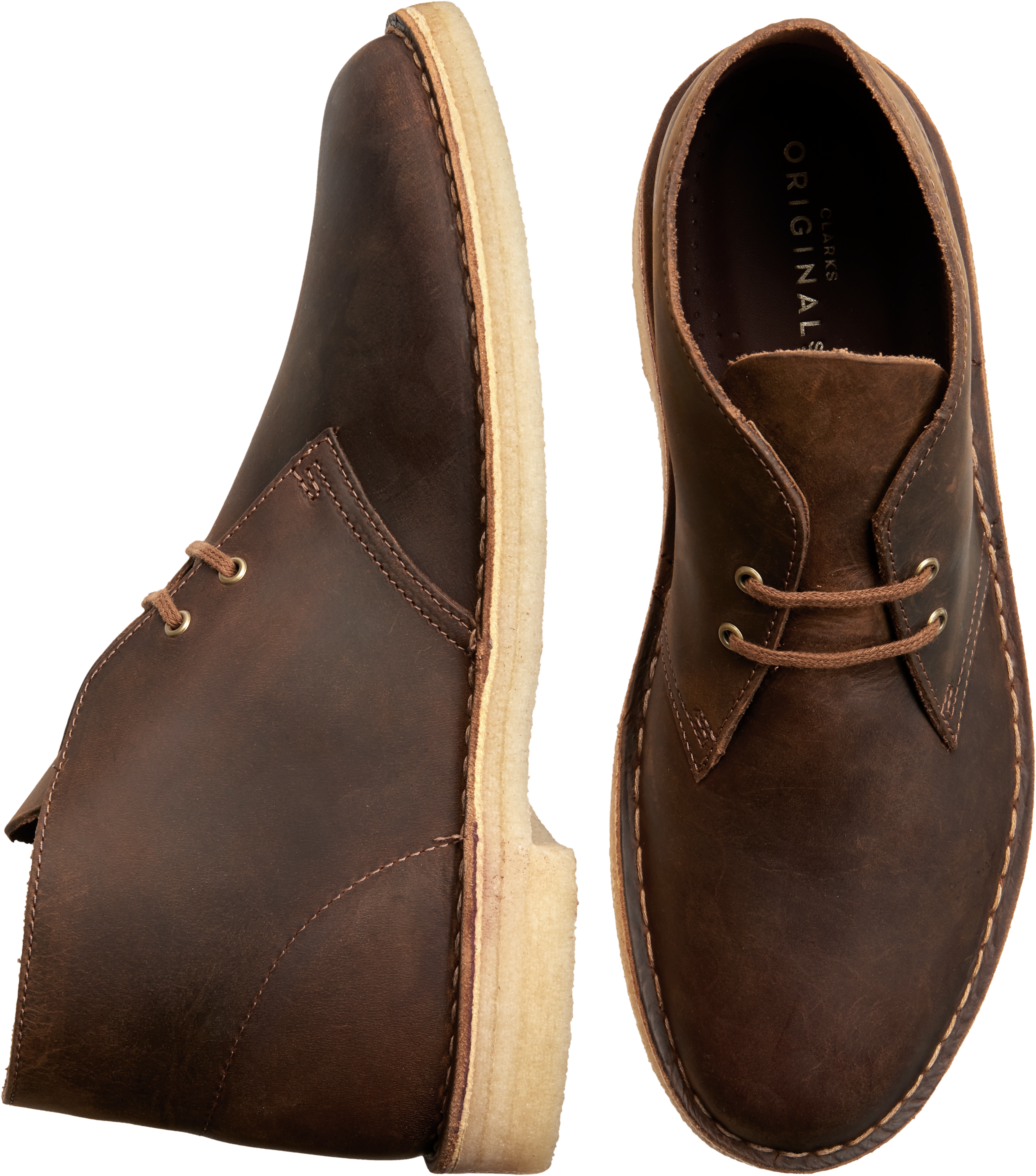 clarks brown trainers